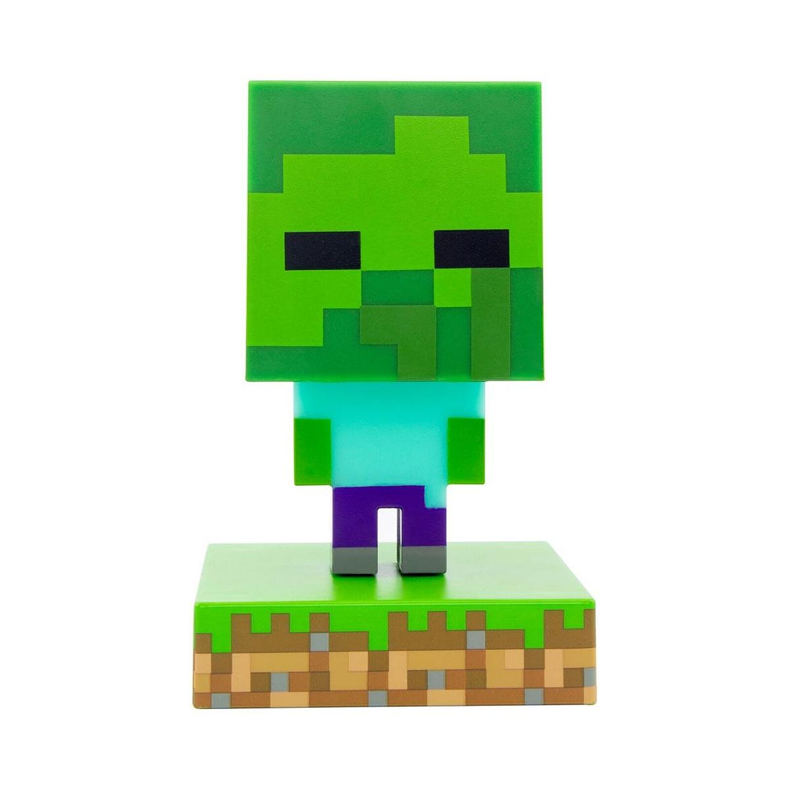 Minecraft Veilleuse 3d Icon Zombie Lampe Paladone Sur Ldlc