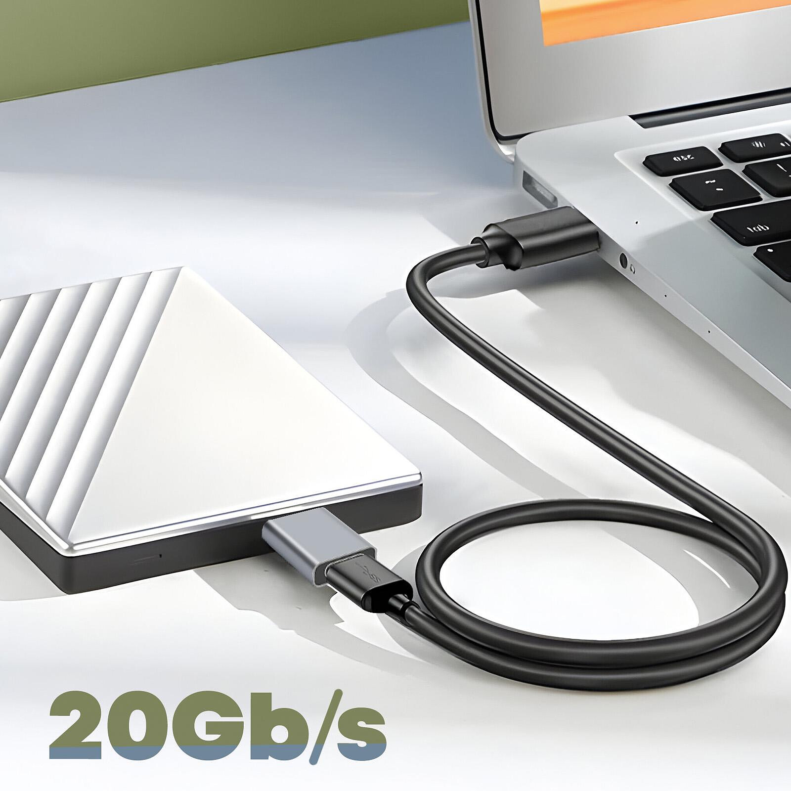 Avizar Adaptateur Lightning Femelle USB C Charge et Synchronisation -  Argenté - Câble & Adaptateur - LDLC