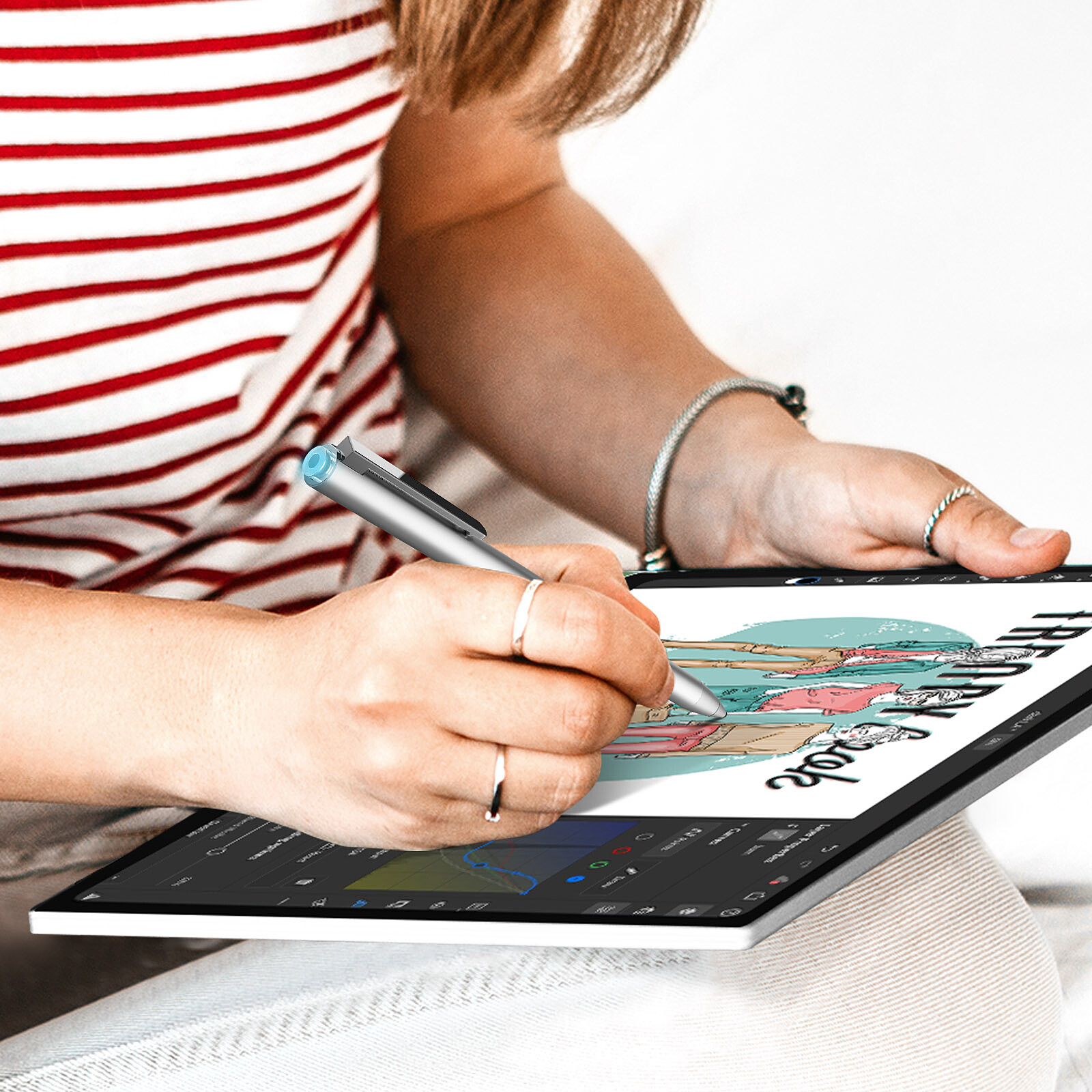 Avizar Stylet à écran Tactile pour Tablette et Laptop Microsoft Haute  Précision Noir - Stylet tablette tactile - LDLC