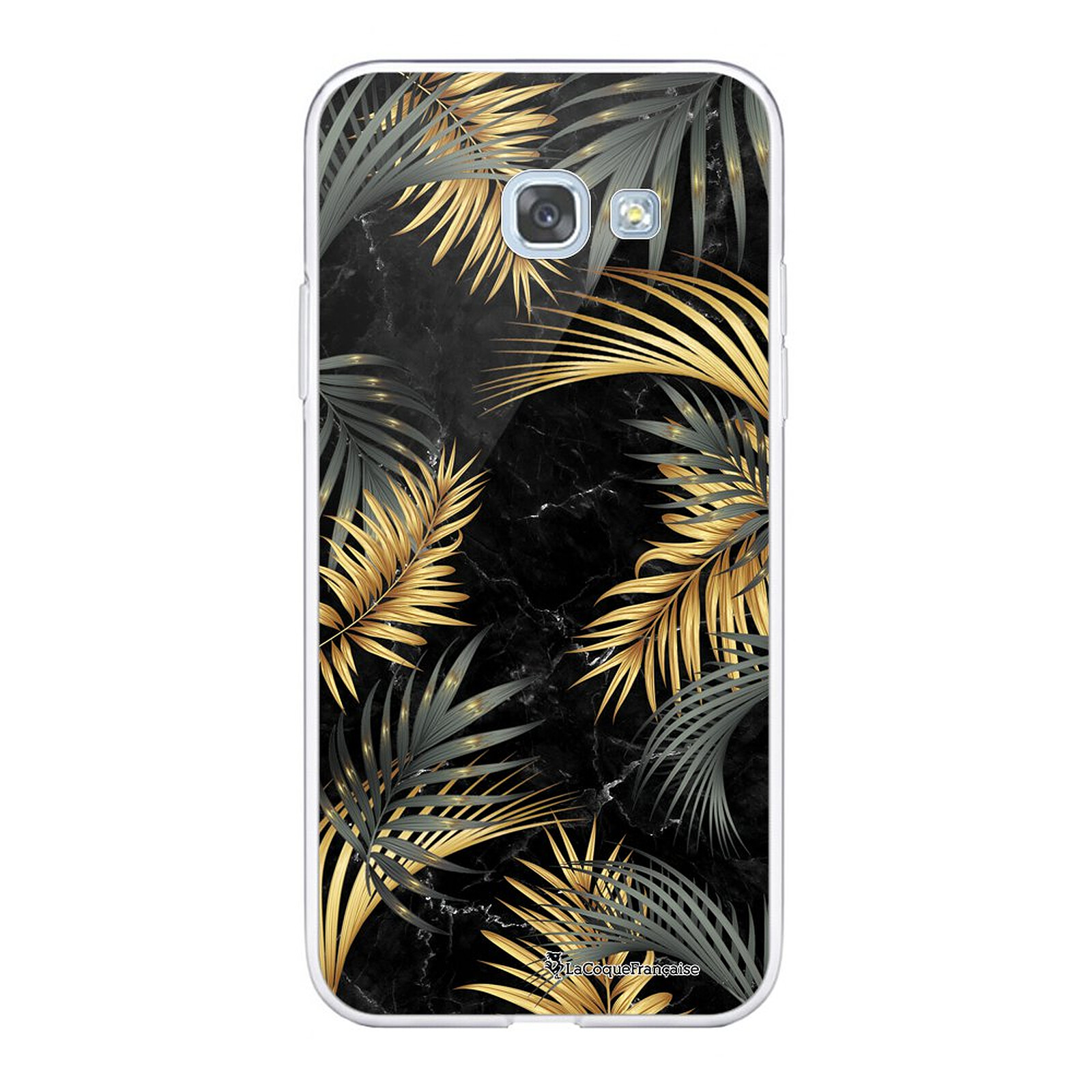 LA COQUE FRANCAISE Coque Samsung Galaxy A5 2017 360 intégrale transparente Feuilles de Palmier Noir Tendance - Coque téléphone LaCoqueFrançaise sur ...
