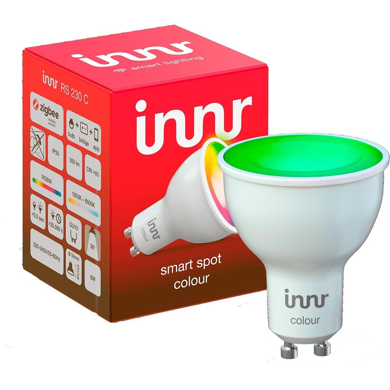 Innr - Ampoule LED connectée - E14 - Blanc variable - Confort