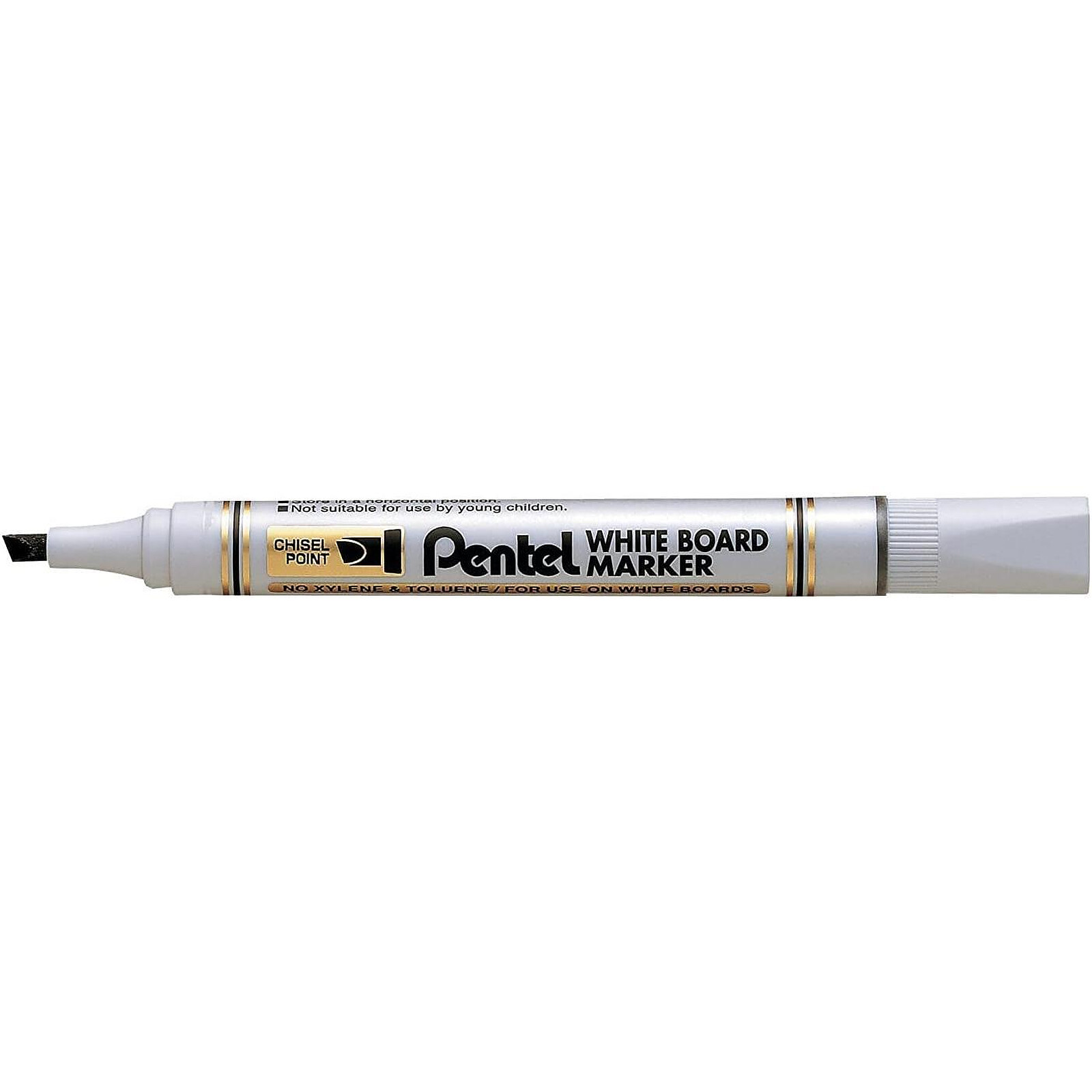 Pentel - Crayon effaçable à sec - Pointe fine noir