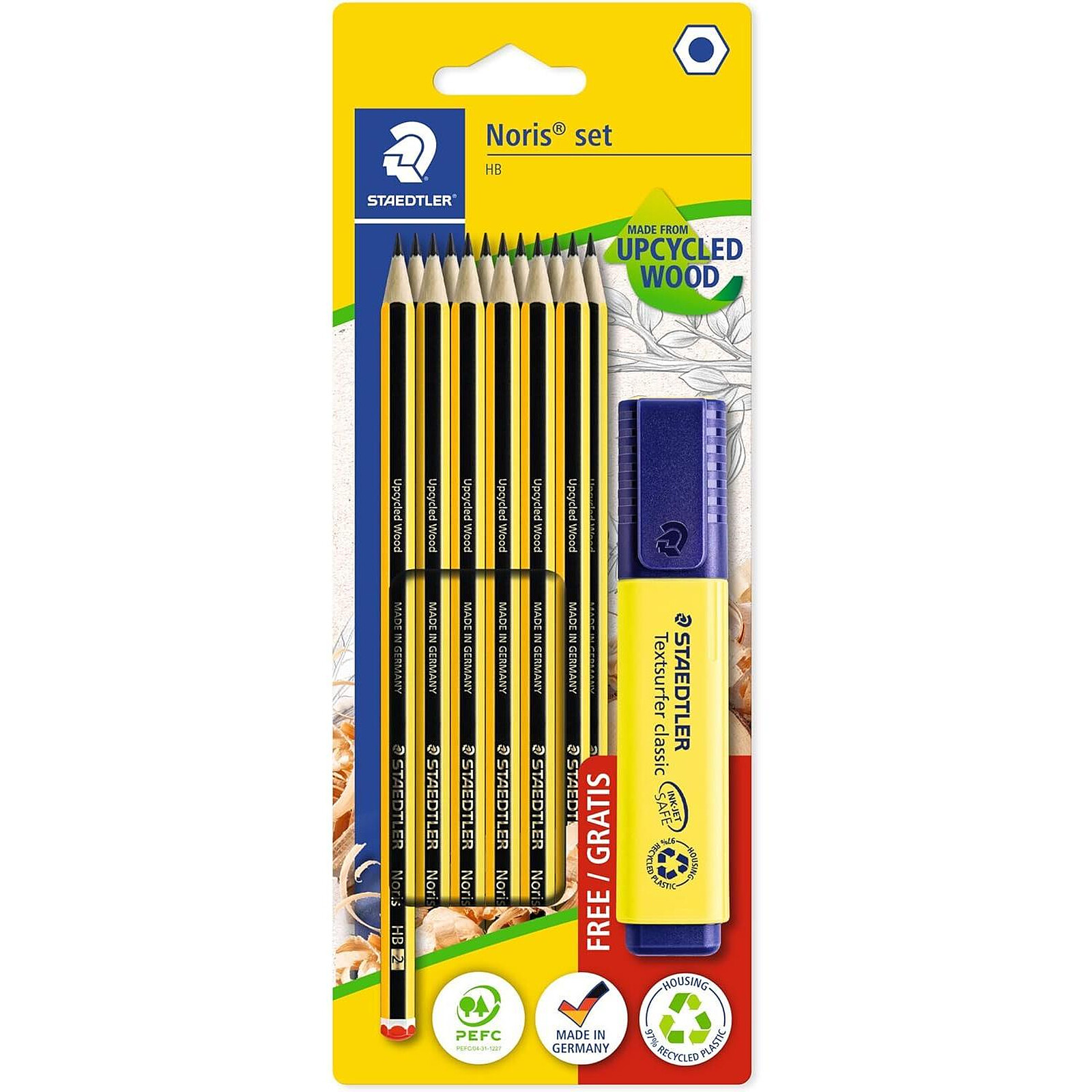 STAEDTLER Crayon de papier Noris, hexagonal, pot de 72 - Stylo & feutre -  LDLC