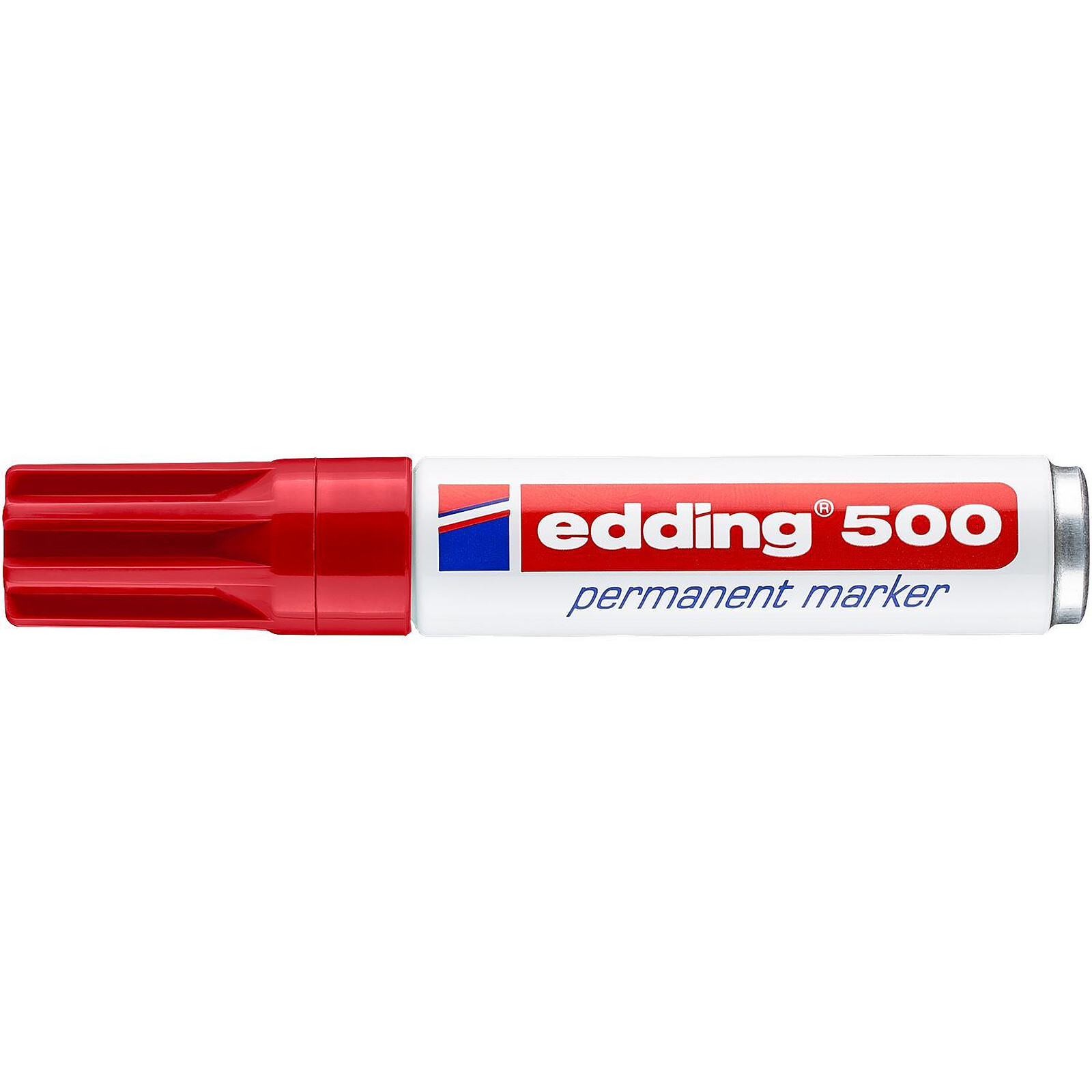 EDDING Marqueur Permanent 500 Rouge Pointe Large Biseautée 2-7 mm x 10 -  Marqueur - LDLC