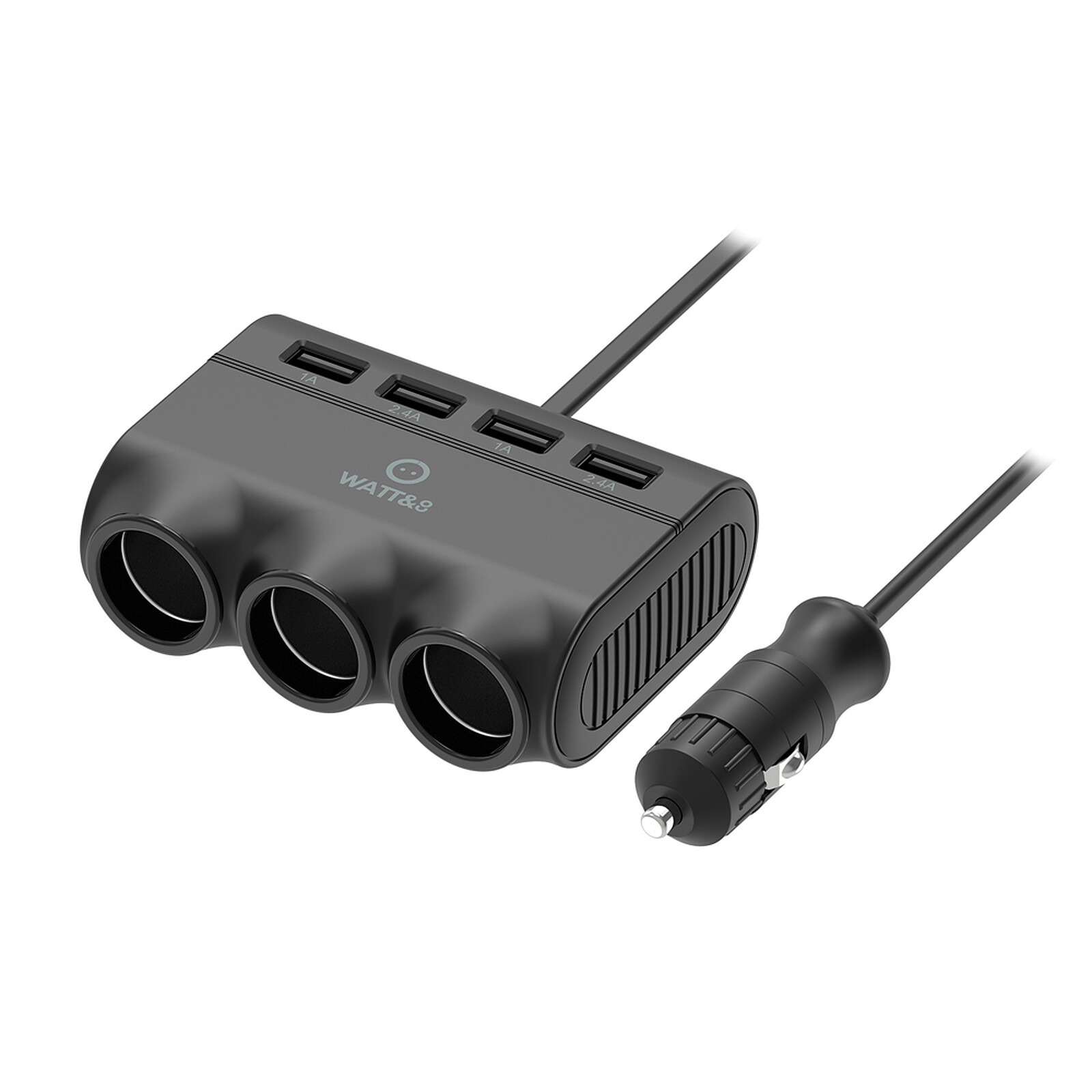 Wattandco - Rallonge 12V USB avec câble 3 en 1 - Chargeur allume-cigare -  LDLC