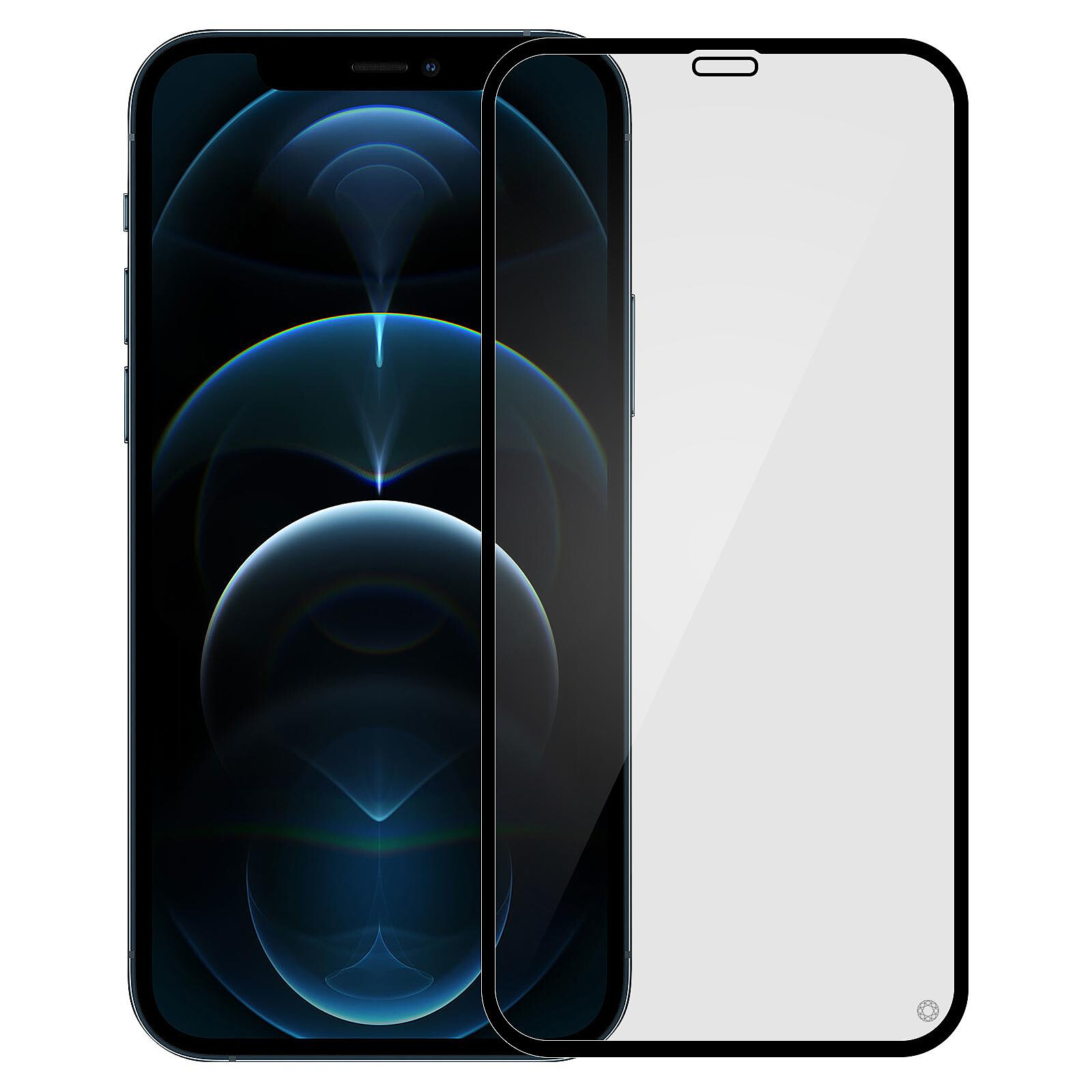 Force Glass Vitre pour iPhone 12 Pro Max Protection Ecran Résistant 9H  Anti-traces Noir - Garantie à Vie par le fabriquant - Protection écran -  LDLC