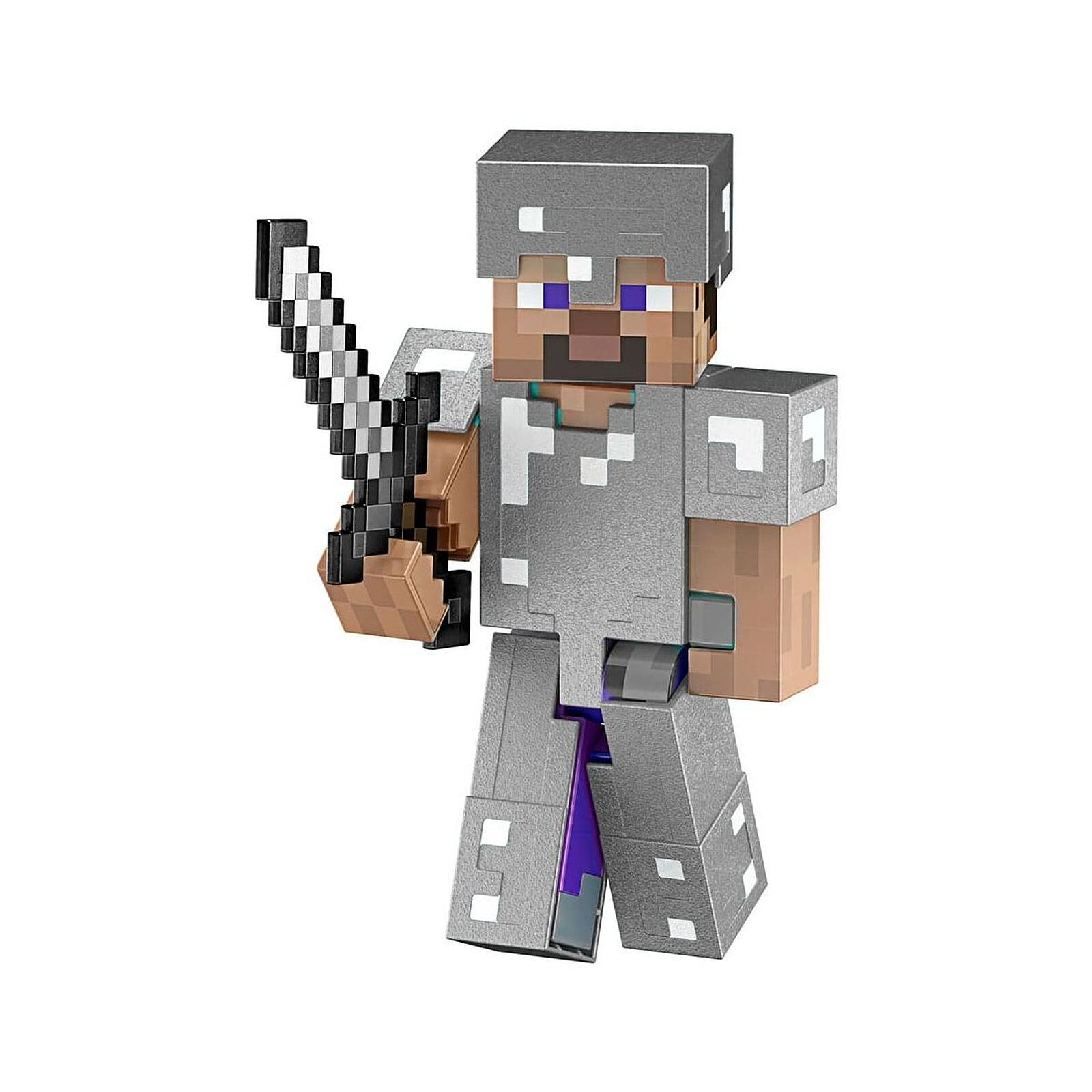 Minecraft - Figurines Steve et cheval avec armure diamant Mattel