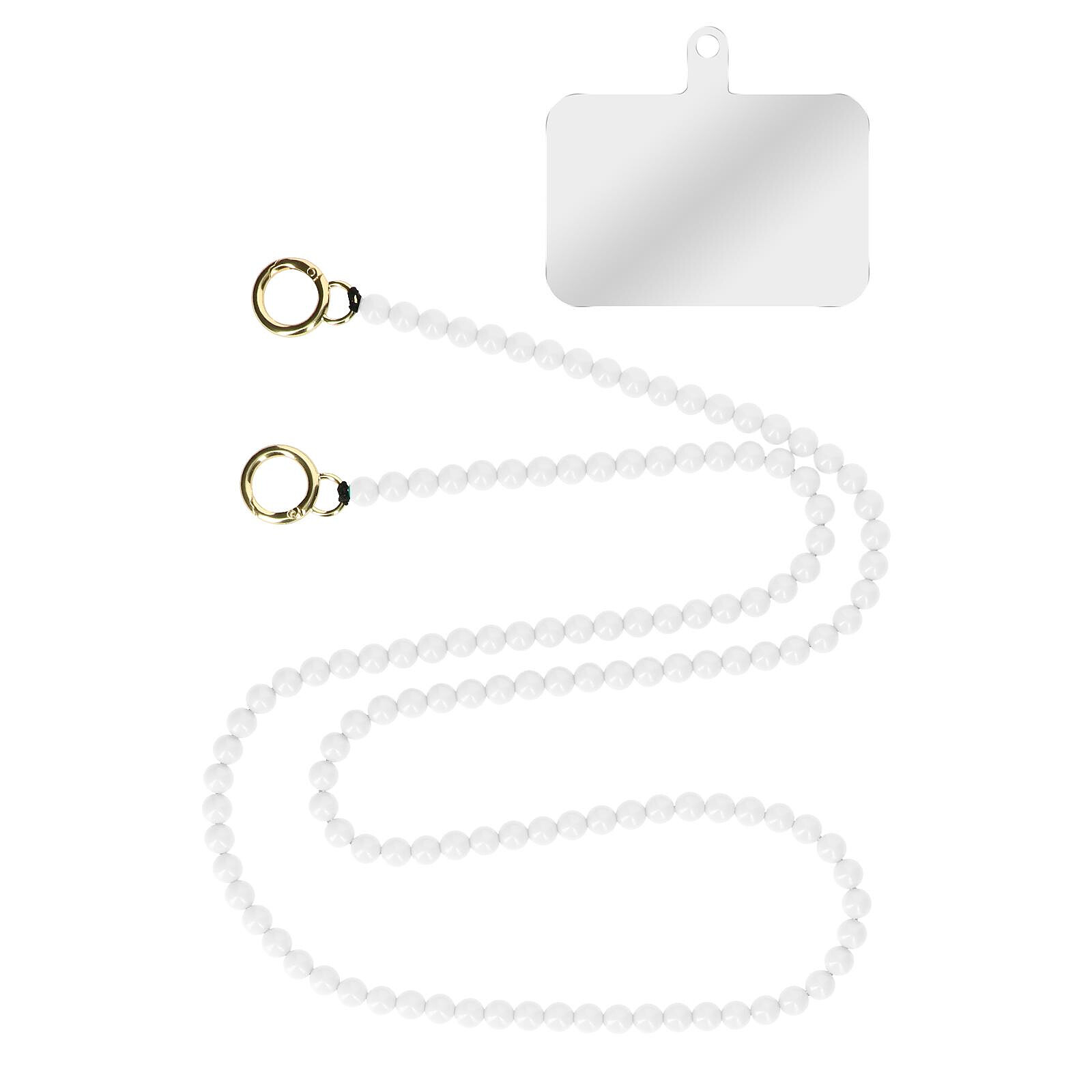 Avizar Bijoux Téléphone Perles 120cm avec Double Attache et Accroche  Universelle Marron Clair - Accessoires divers smartphone - LDLC