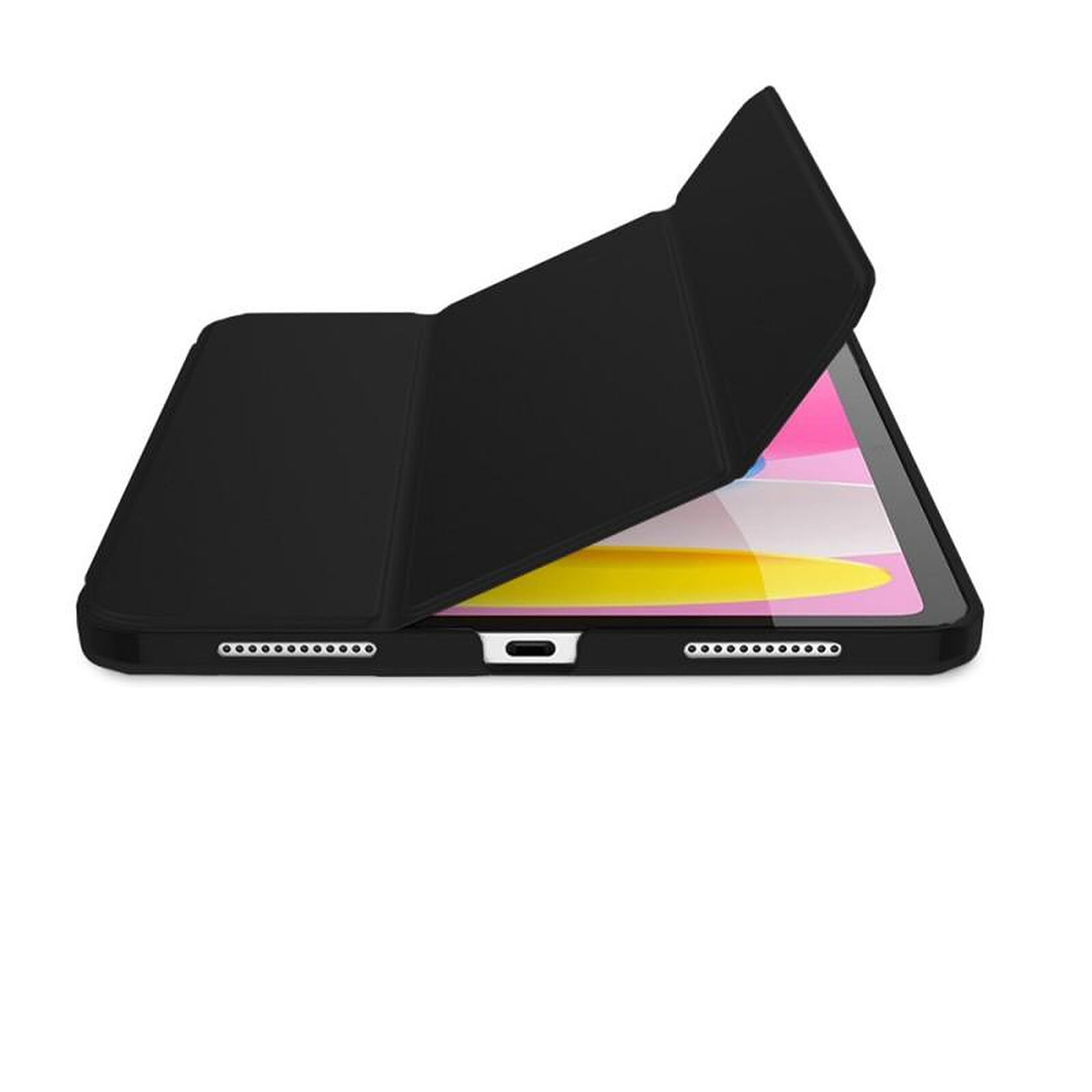 Evetane Étui Smart Cover iPad Mini (2021) 6eme Generation Noir à Rabat avec  Support - Etui tablette - LDLC