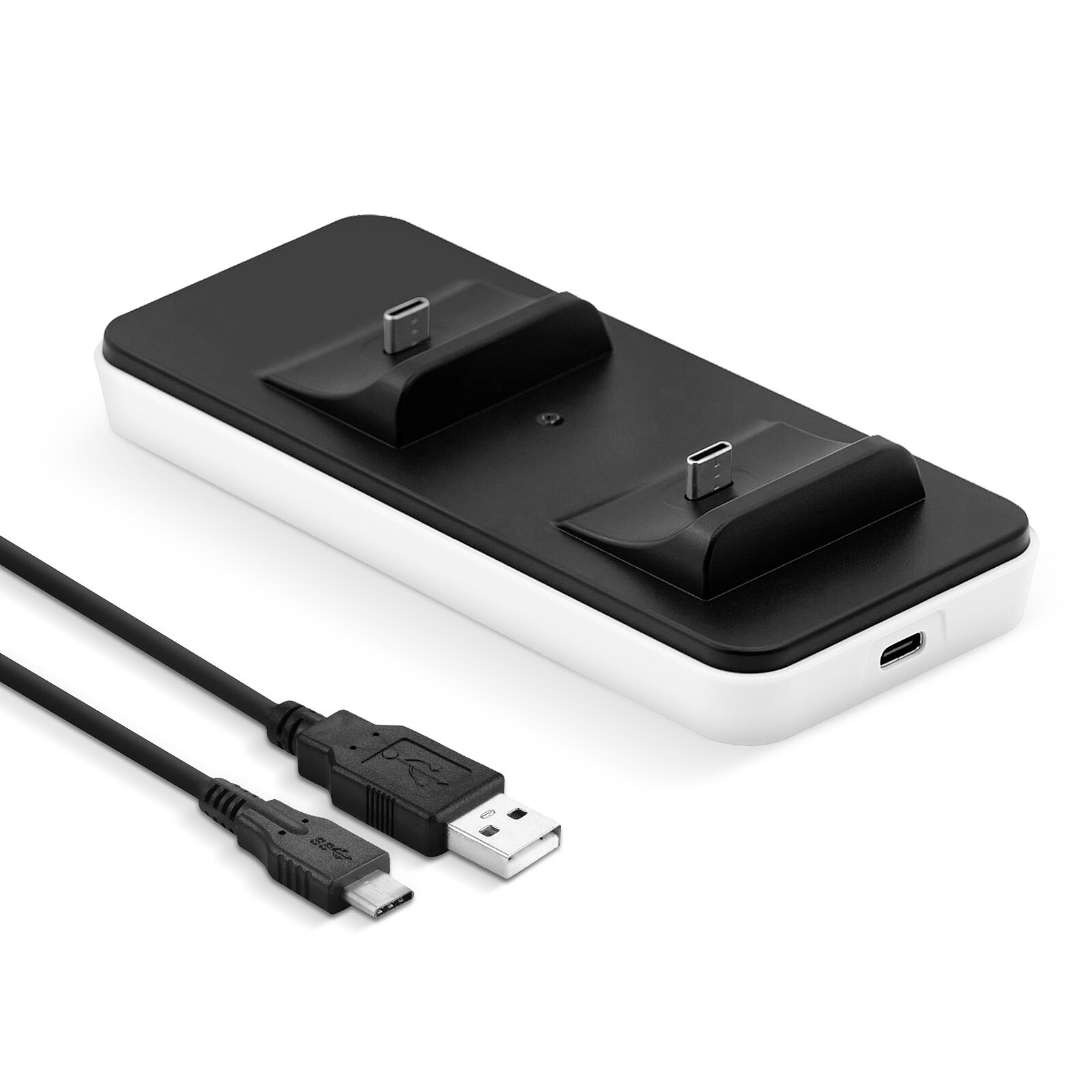 Support de chargeur rapide double USB type-c pour manette de jeu sans fil,  Station de charge pour DualSense/PS5 pour Play Station 5