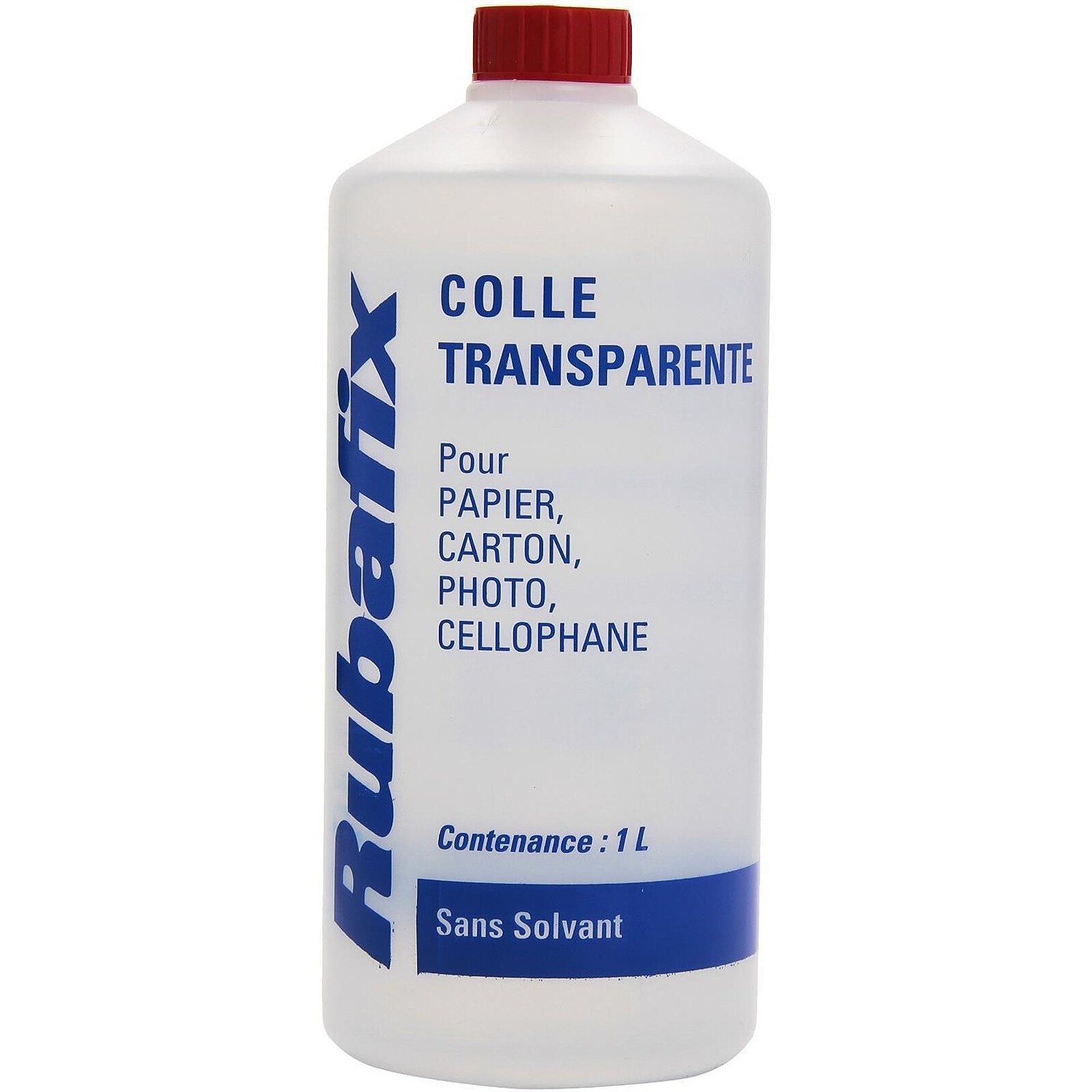 RUBAFIX Colle Transparente Liquide Sans Solvant 1 LIitre - Ruban adhésif &  colle - LDLC