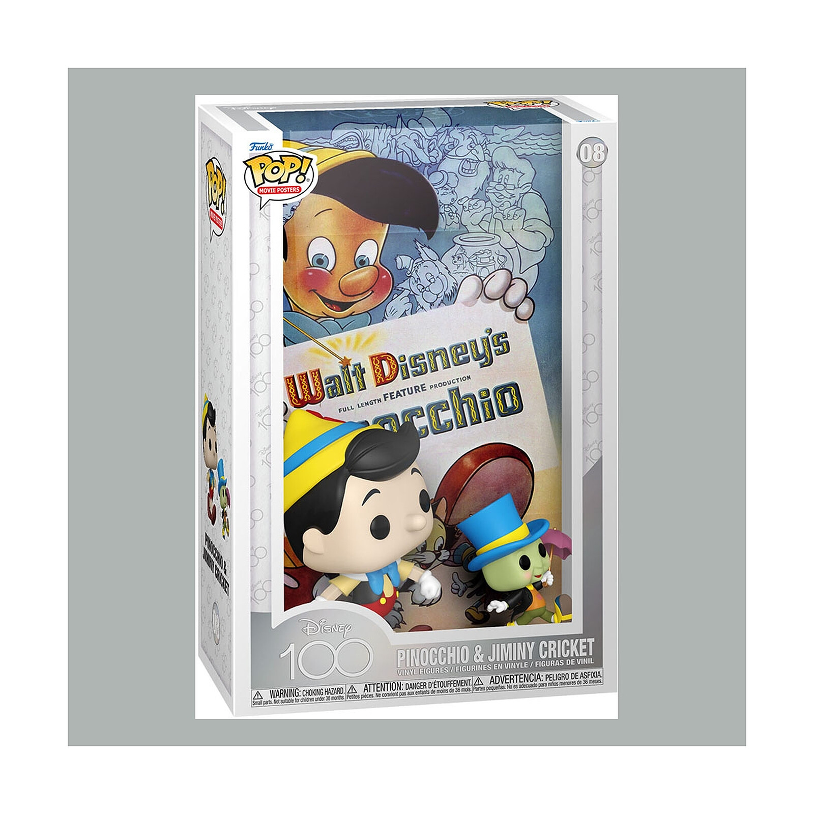 Disney - Figurine et Movie Poster POP! Pinocchio 9 cm - Figurines - LDLC