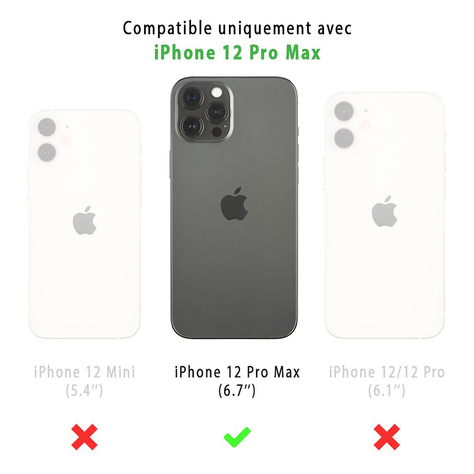 Protection d'écran iPhone 12 Pro Max 6.7 en Verre Trempé, Moxie