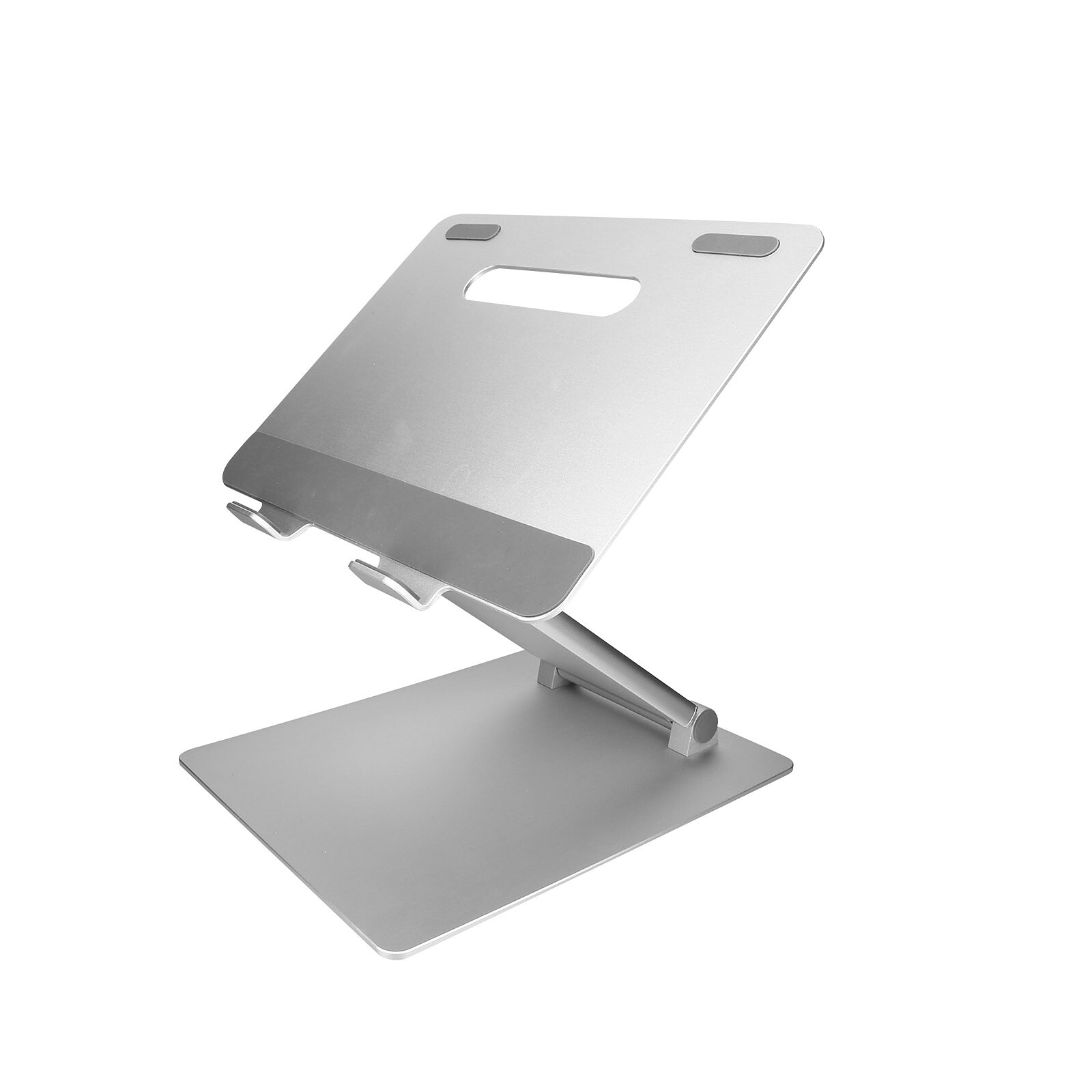 Support télescopique pour ordinateur portable à 360° - Hauteur et angle  réglables - Pivotant à 360° - Compatible avec ordinateur portable, PC