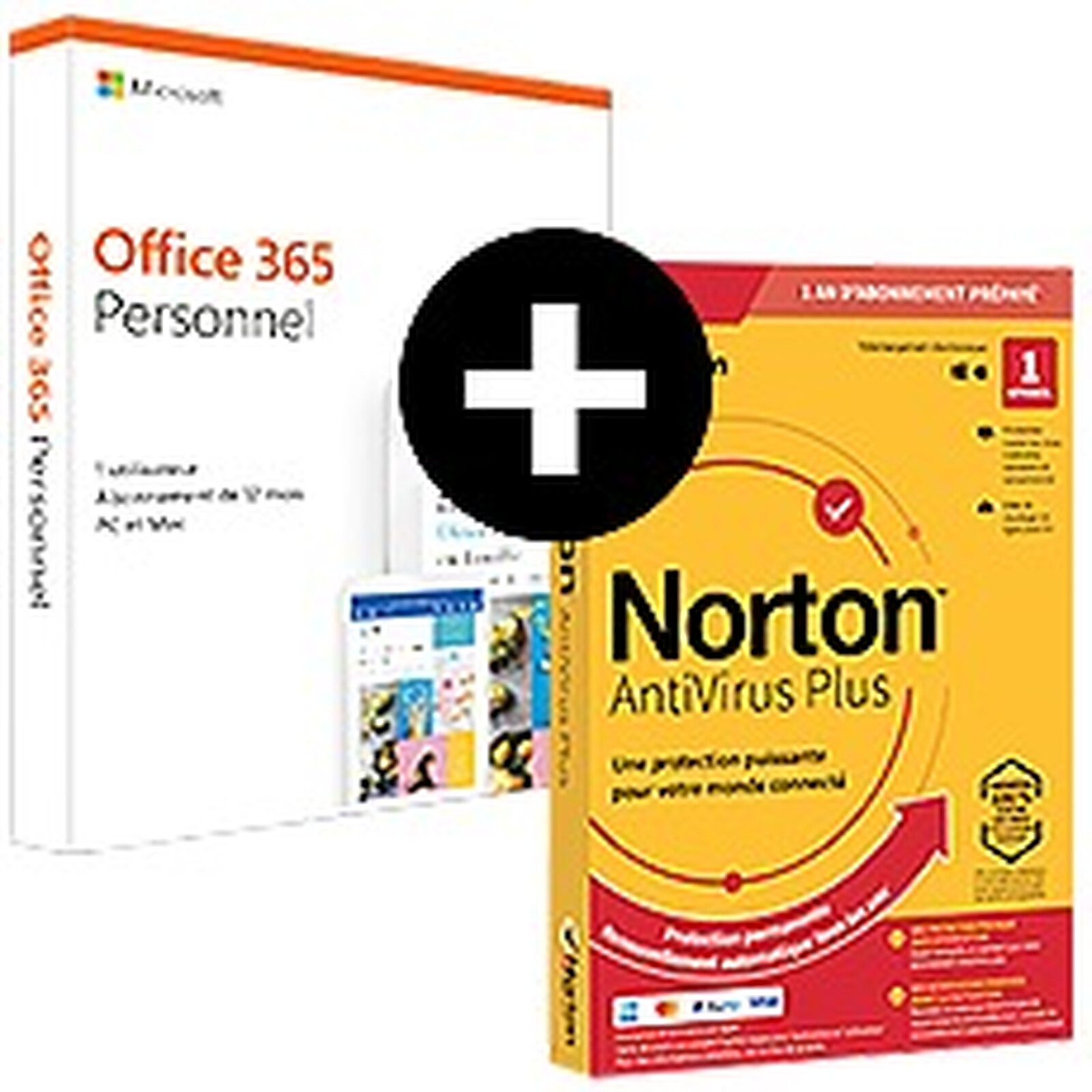 Pack Microsoft 365 Personnel + Norton AntiVirus Plus - Licence 1 an - A  télécharger - Logiciel bureautique Microsoft sur LDLC | Muséericorde