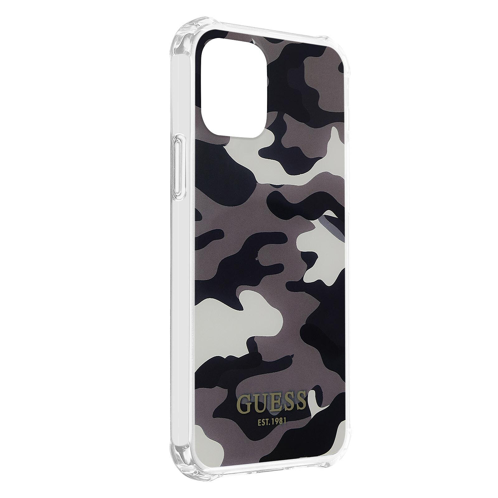 GUESS Coque pour iPhone 11 avec Dragonne Motif Camouflage Gris - Coque  téléphone GUESS sur LDLC