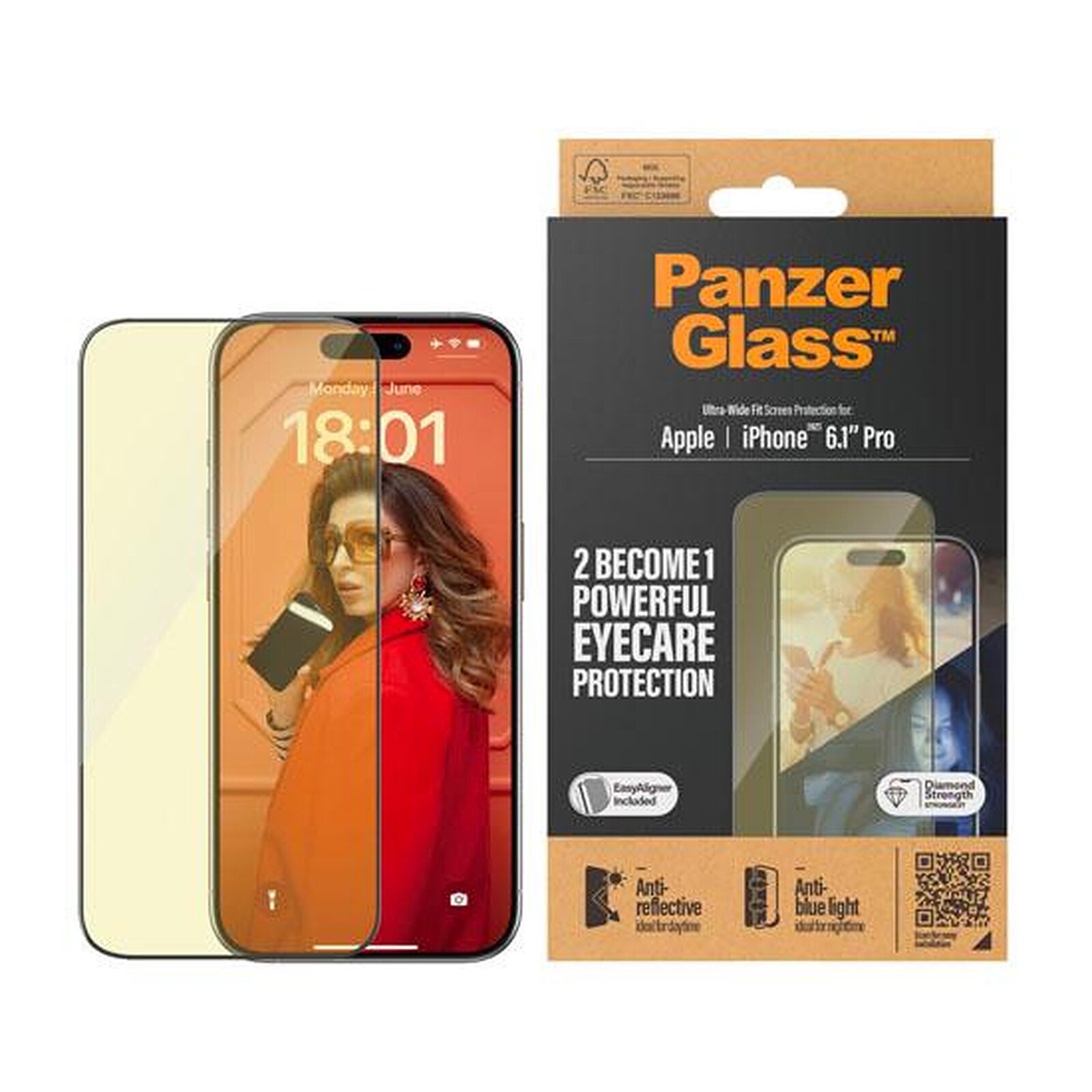 PanzerGlass Protection d'écran Ultra-Wide Fit pour iPhone 15 Pro - Protection  écran - LDLC
