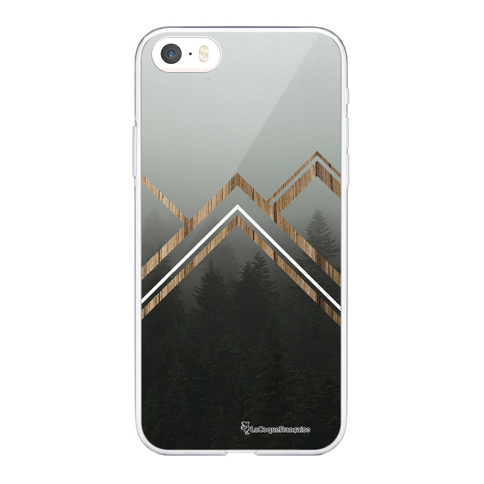 LaCoqueFrançaise Coque iPhone 5/5S/SE silicone transparente Motif Trio  Forêt ultra resistant - Coque téléphone - LDLC