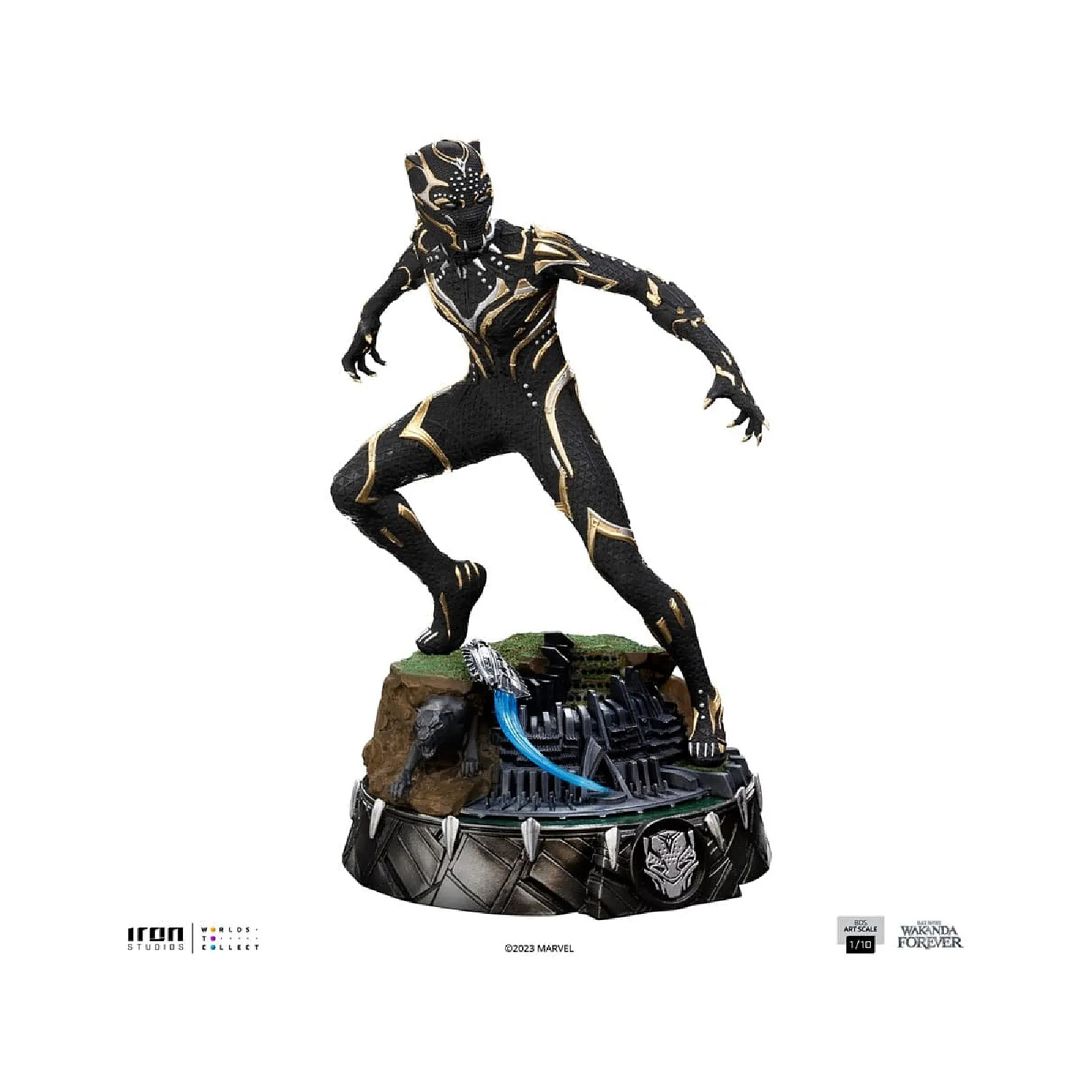 Marvel Statuette Art Scale 1 10 Wakanda Forever Black Panther 21 cm Figurines LDLC