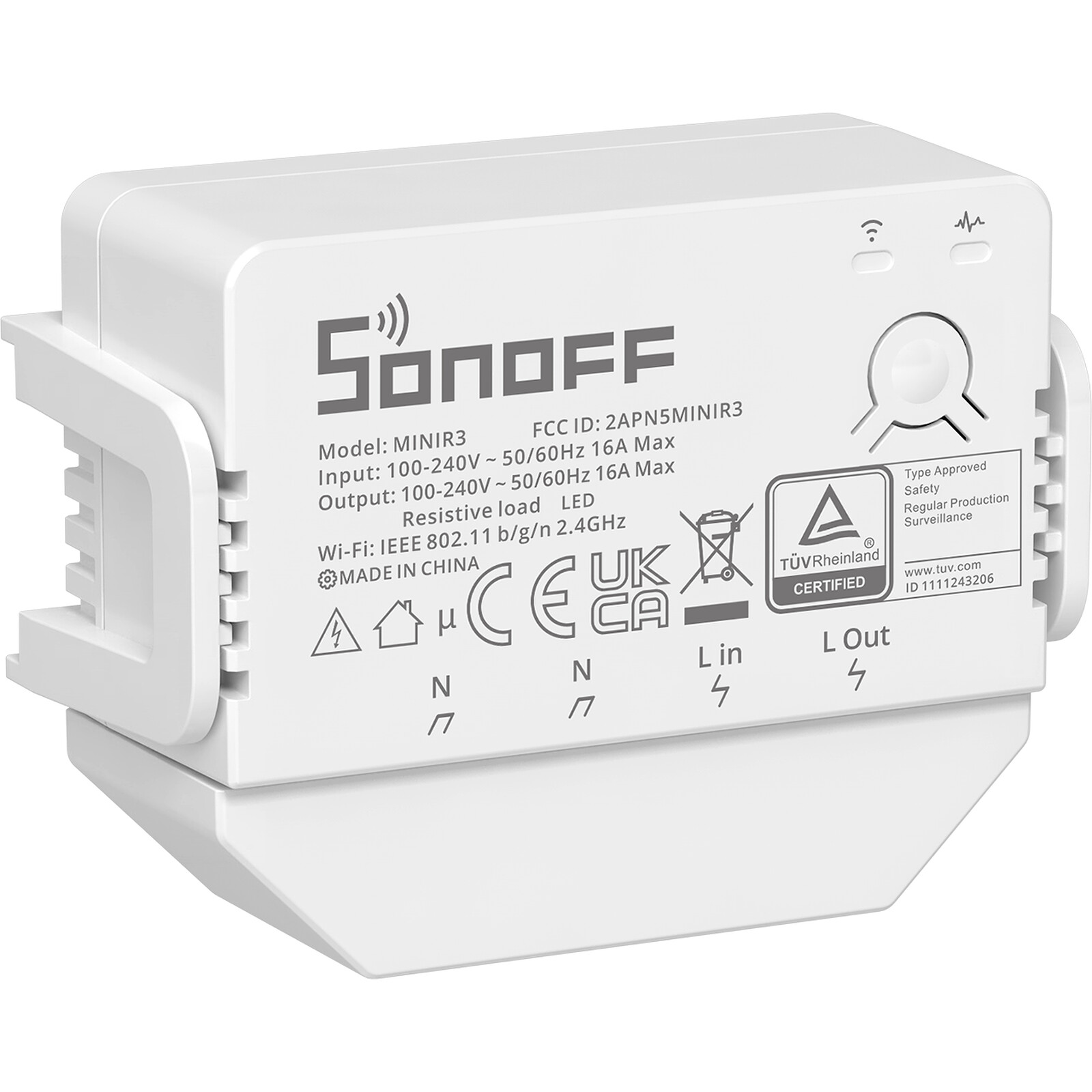 Sonoff Prise Connectée Wifi étanche Pour L'extérieur SON_S55 - Prise  connectée - LDLC