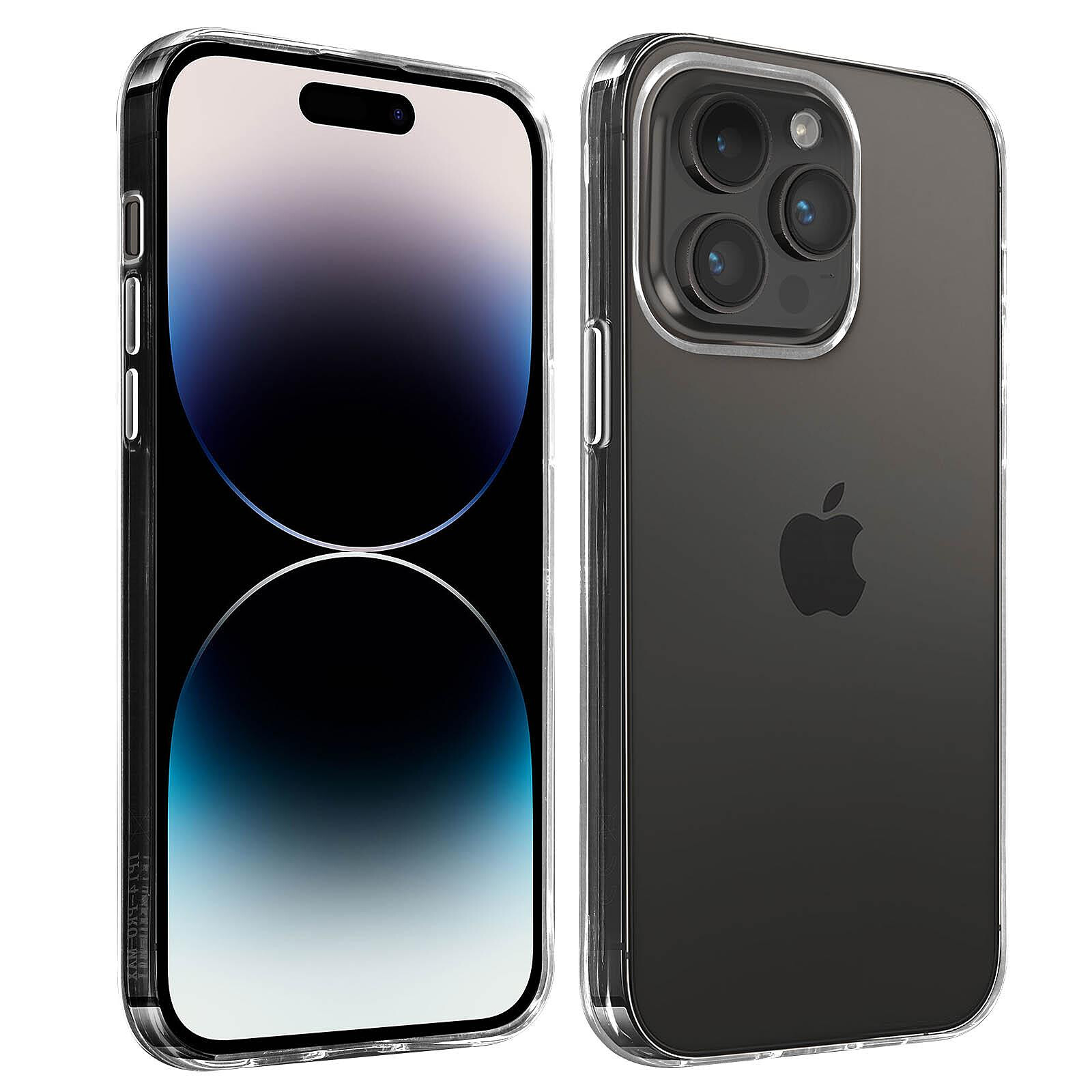Coque iPhone 15 Pro Max de la série Ultra Clear de couleur transparente