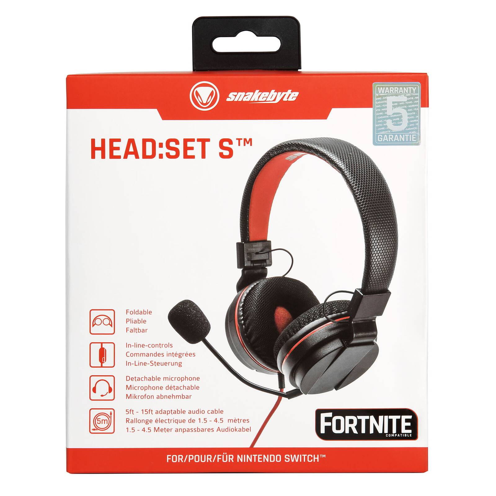snakebyte - Casque micro pour Nintendo Switch - Accessoires Switch