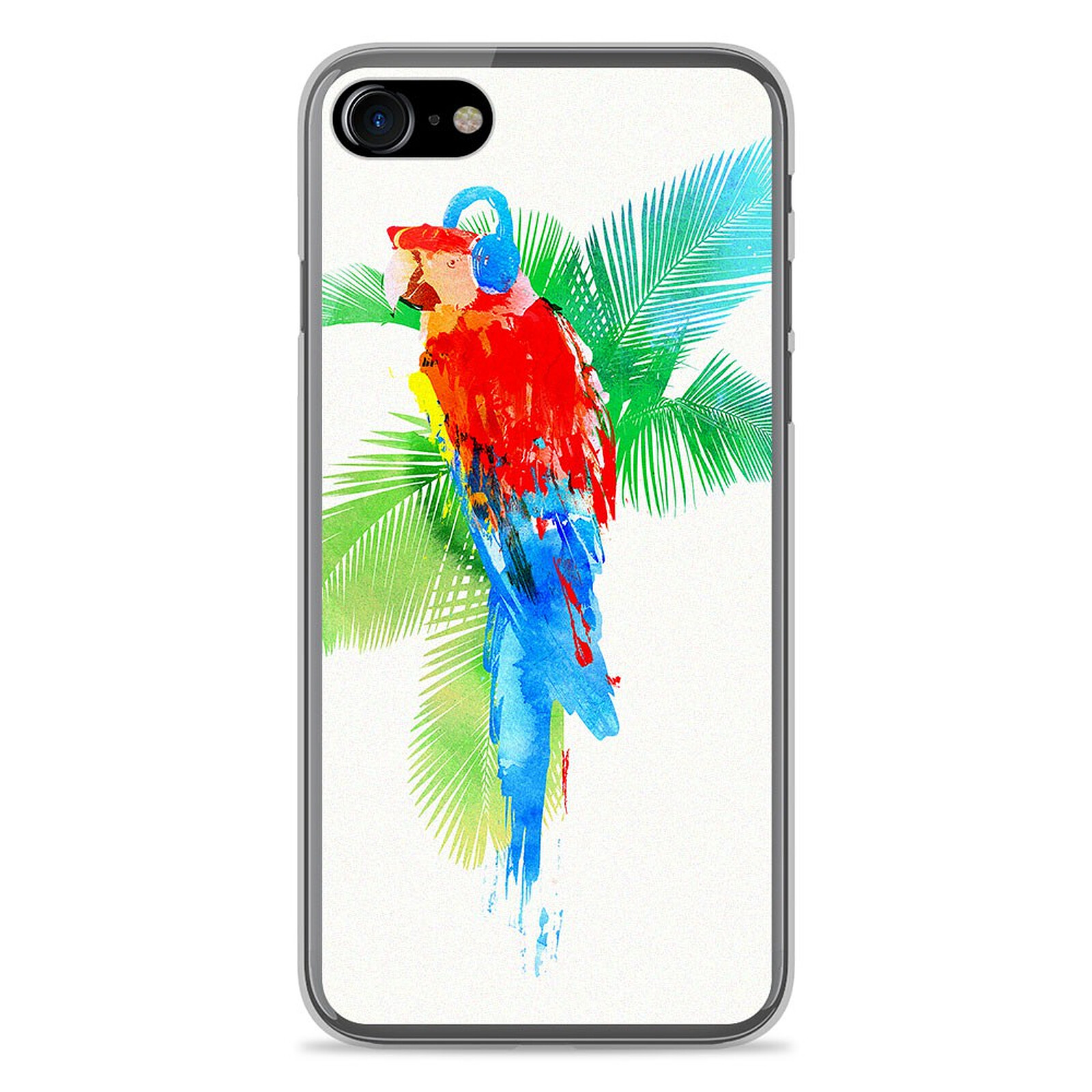 coque iphone 8 silicone tropical