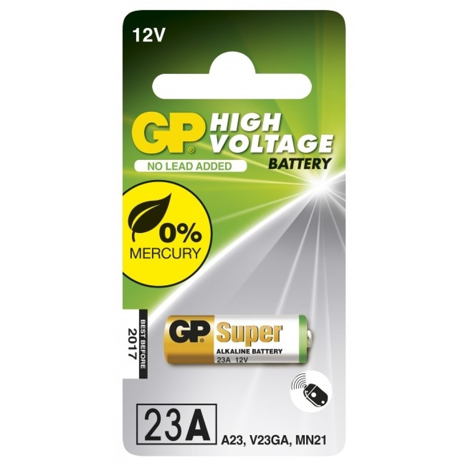 GP Super Pile Alcaline 12 V Lr23 A23 GP_A23_12V - Pile & chargeur