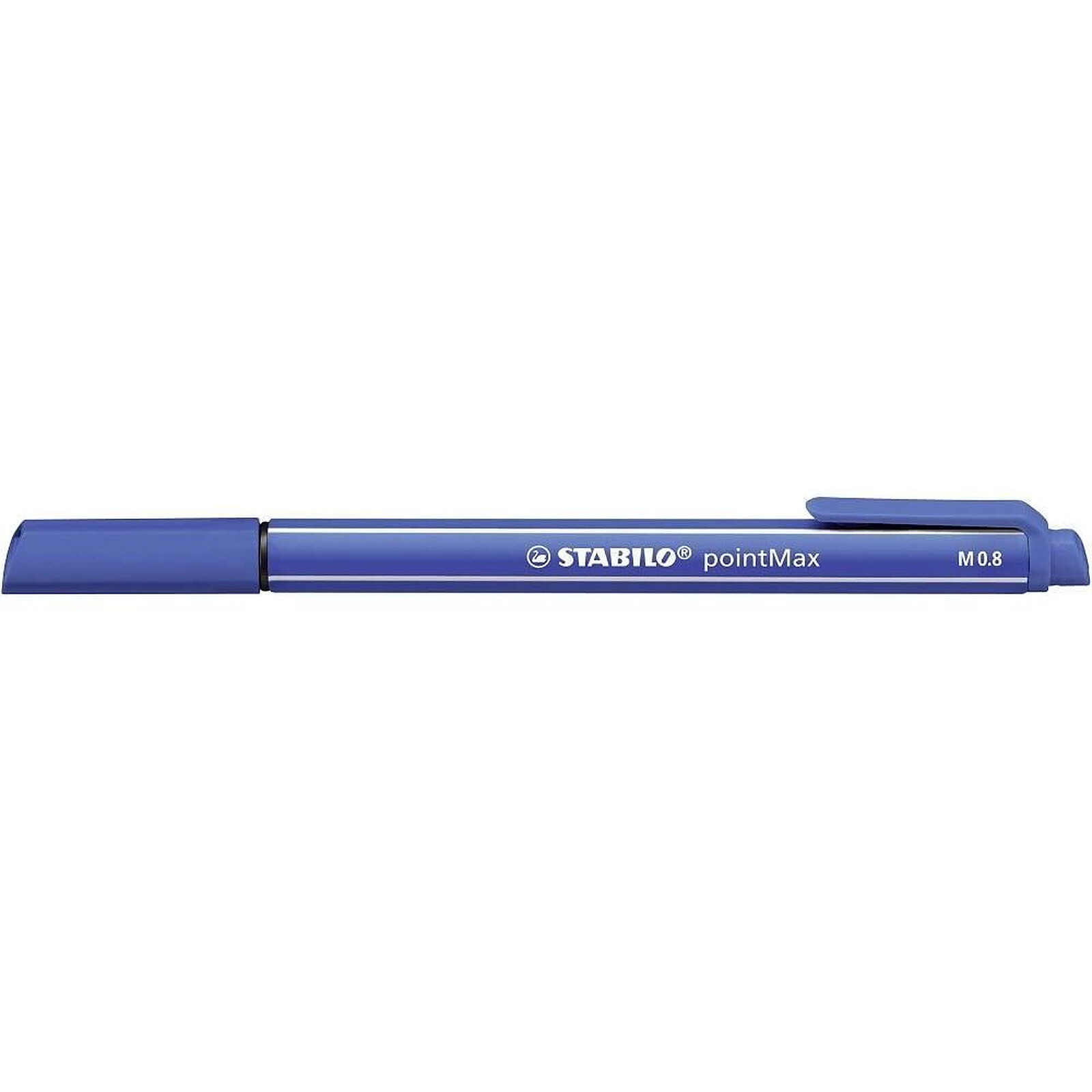 STABILO Stylo feutre pointMax pointe moyenne 0.8mm bleu x 10 - Stylo &  feutre - LDLC