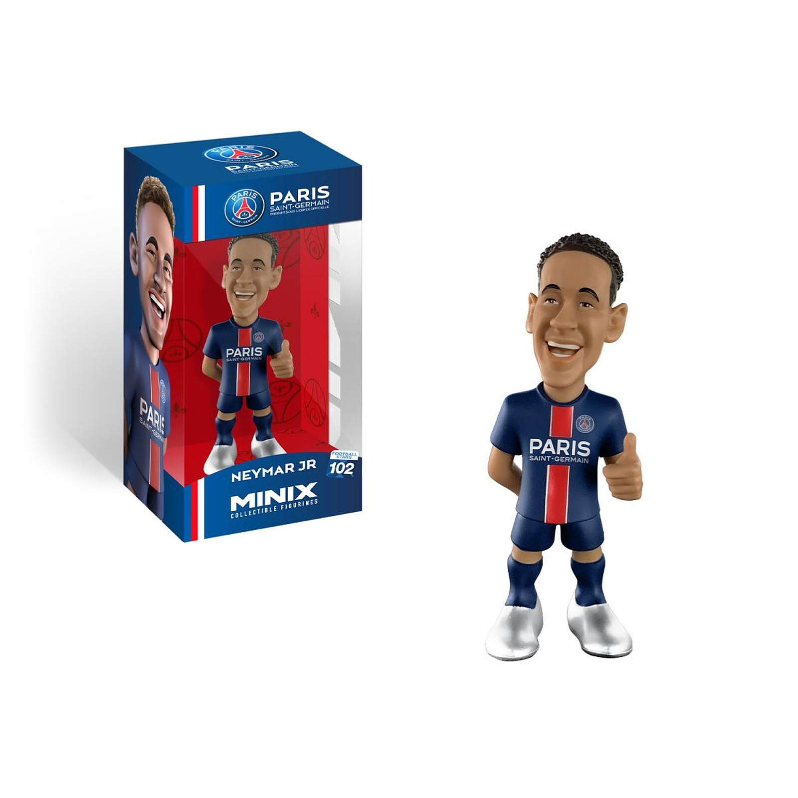 Football - Figurine Minix Football Stars PSG Neymar JR 10 12 cm - Figurines  - LDLC