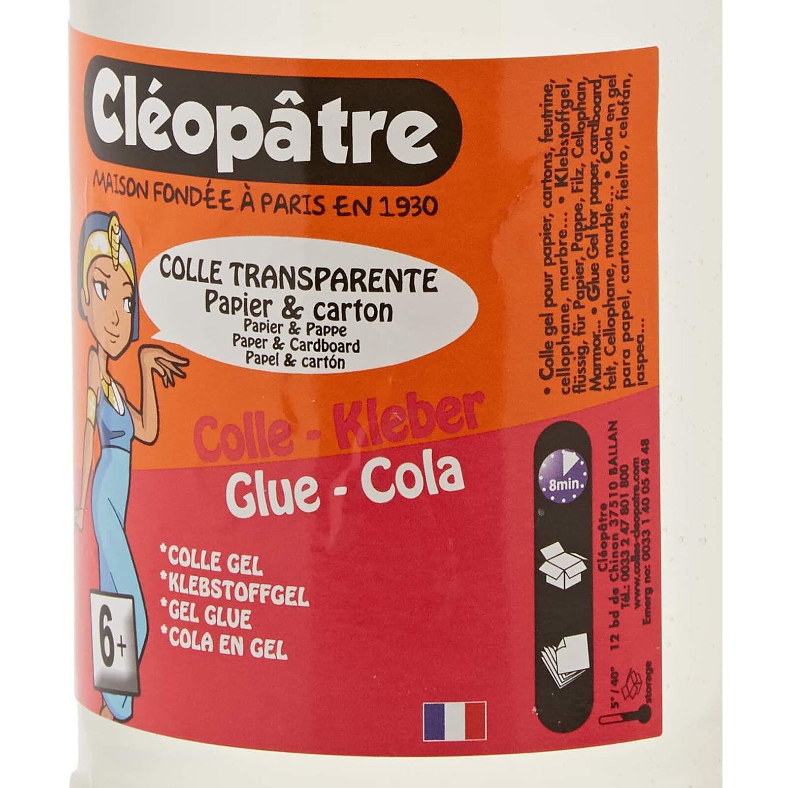 Cléopâtre colle transparente liquide flacon 2kg