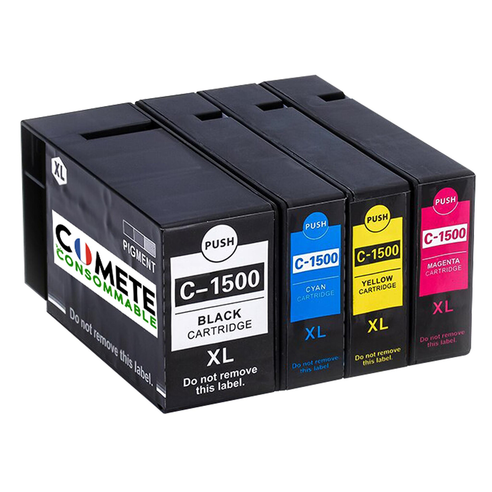 Cartouche compatible Canon PG-545XL/CL-546XL - pack de 2 - noir, cyan,  magenta, jaune - La cartouche Française