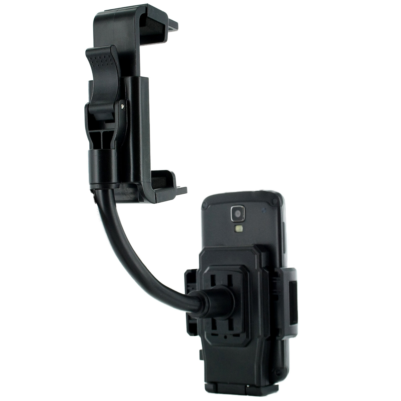 0€49 sur Support Voiture Smartphone Pare-Brise Bras flexible Orientable  360° Avizar Noir - Accessoire téléphonie pour voiture - Achat & prix