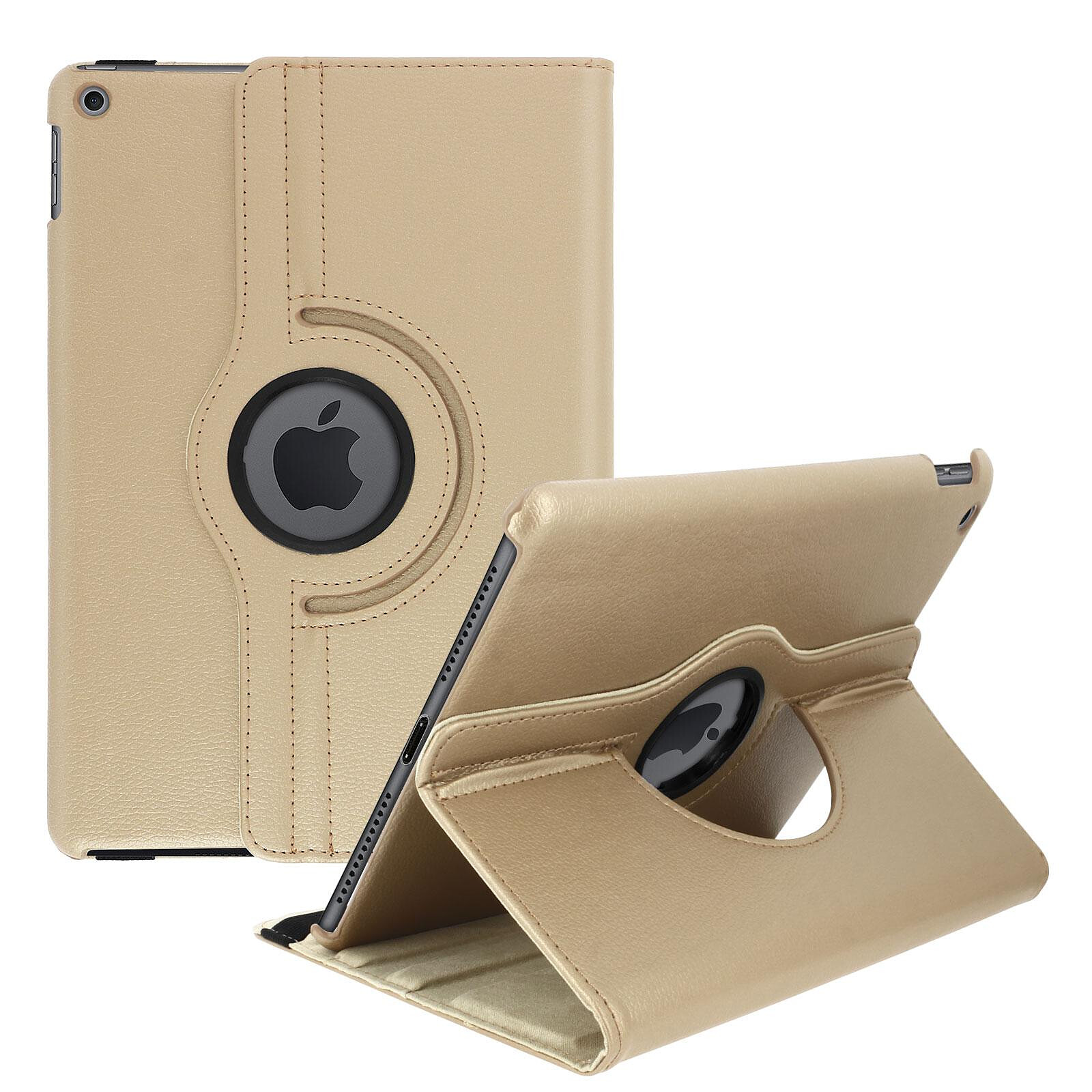 Etui de Protection intégrale en cuir de qualité, flip rotation 360° pour  votre iPad