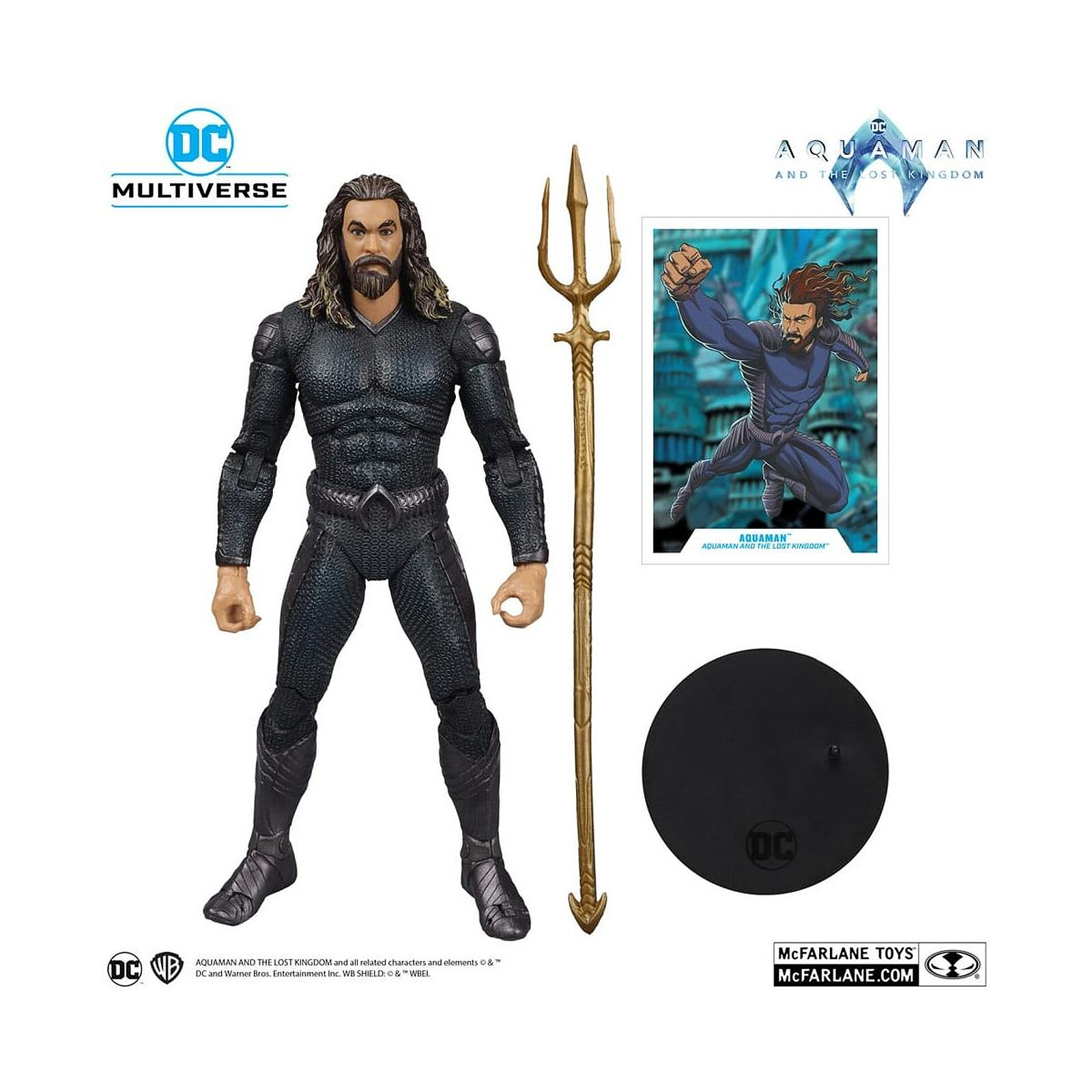 Aquaman et le Royaume perdu - Figurine DC Multiverse Aquaman with Stealth  Suit 18 cm - Figurine-Discount