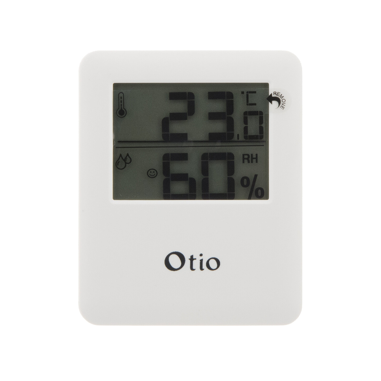 Thermomètre - hygromètre intérieur gris anthracite - Otio - Station Météo -  LDLC