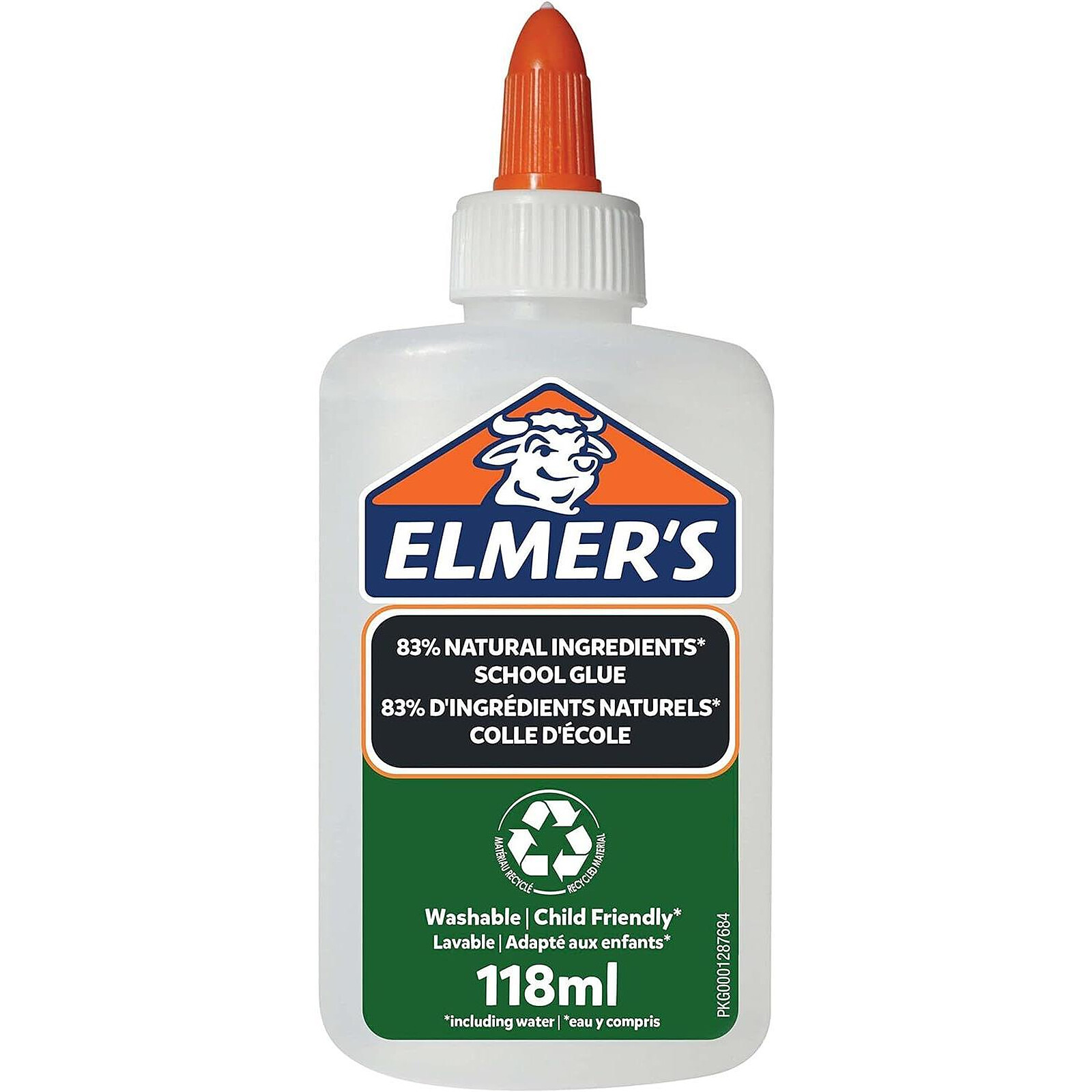 ELMER'S Colle Blanche PURE GLUE 83% d'Ingrédients Naturels 118 ml - Ruban  adhésif & colle - LDLC