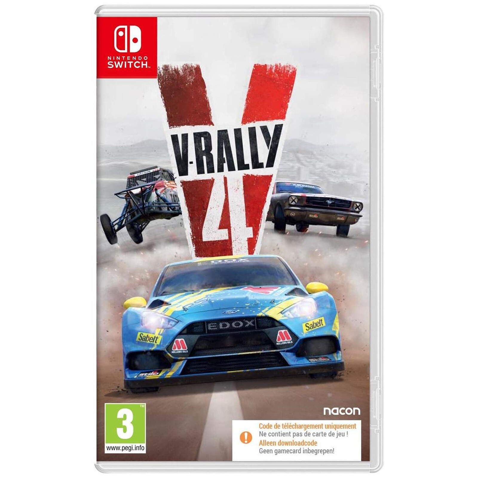 V-Rally 4 Nintendo SWITCH (Code de téléchargement) - Jeux Nintendo Switch -  LDLC