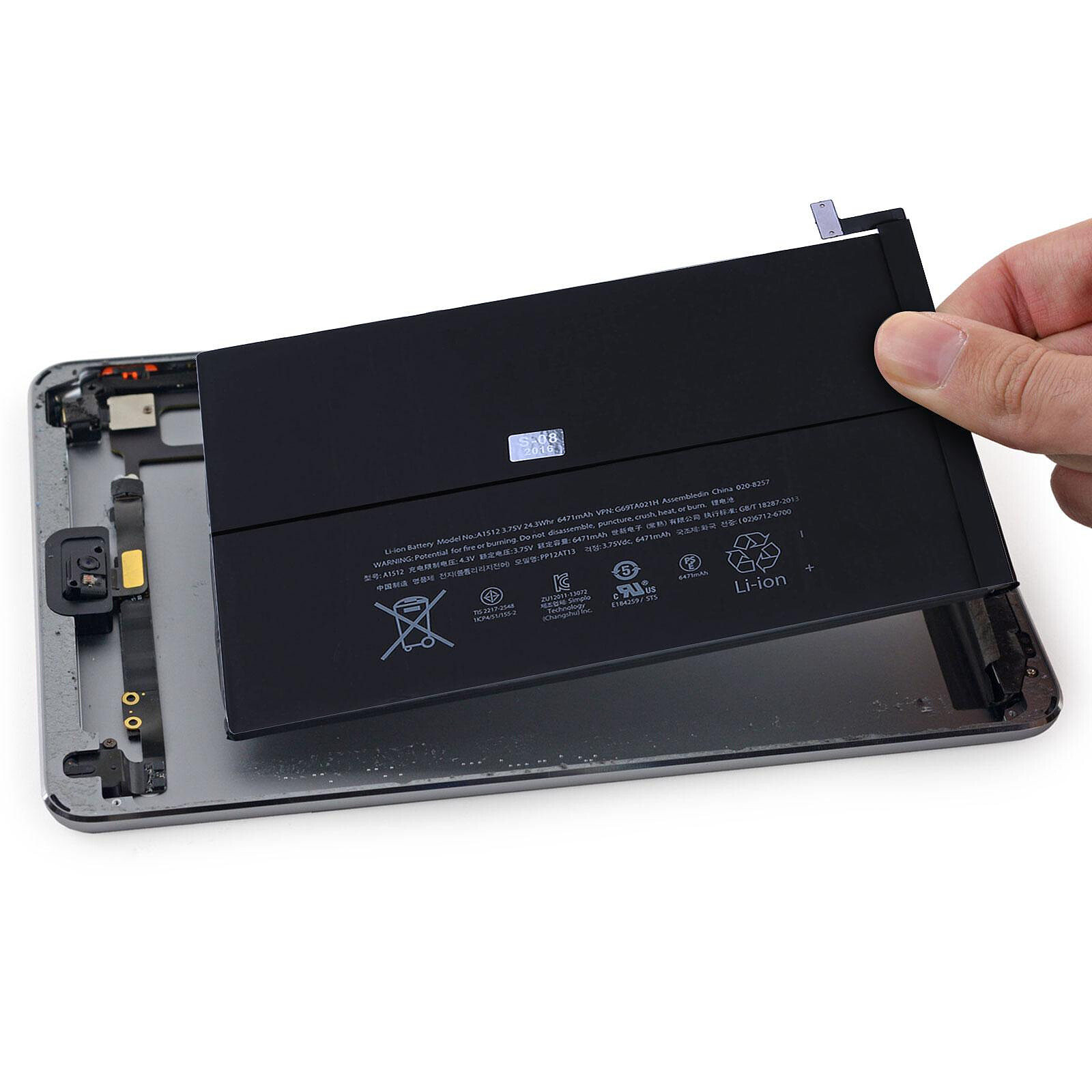 Avizar Batterie Interne pour iPad Mini 2 Capacité 6471 mAh