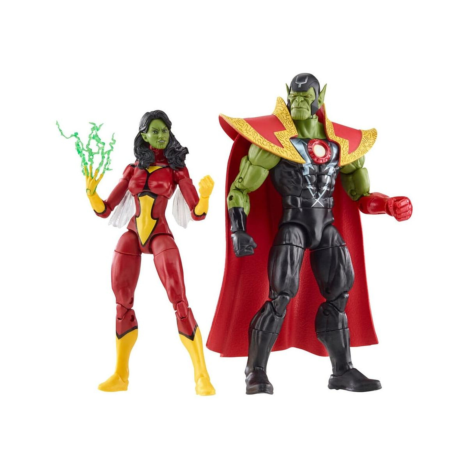 Avengers Marvel Legends - Figurines Skrull Queen & Super-Skrull 15 cm -  Figurines - LDLC