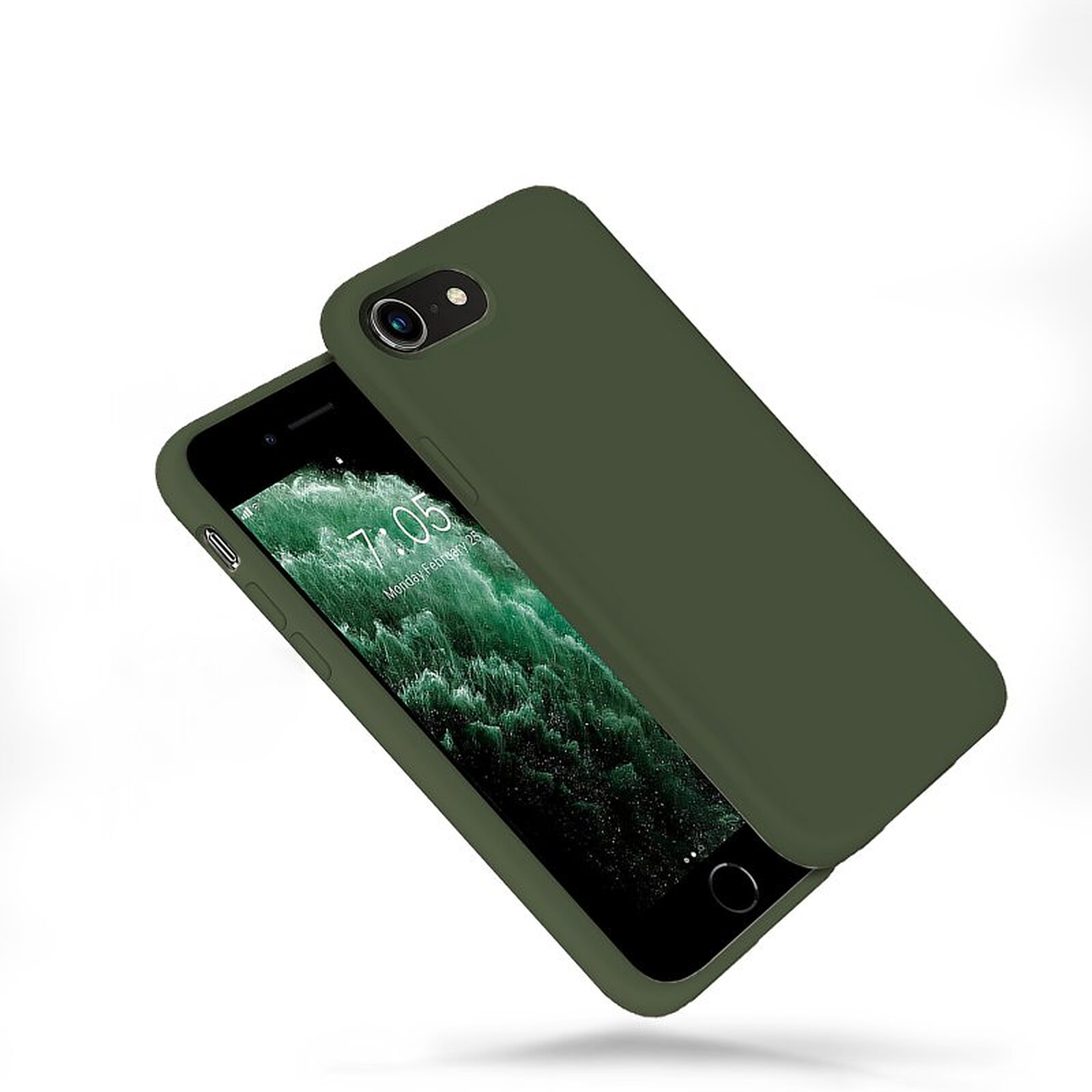 Evetane Coque iPhone 13 Mini Antichoc Silicone bords renforcés + 2 Vitres  en verre trempé Protection écran - Coque téléphone - LDLC
