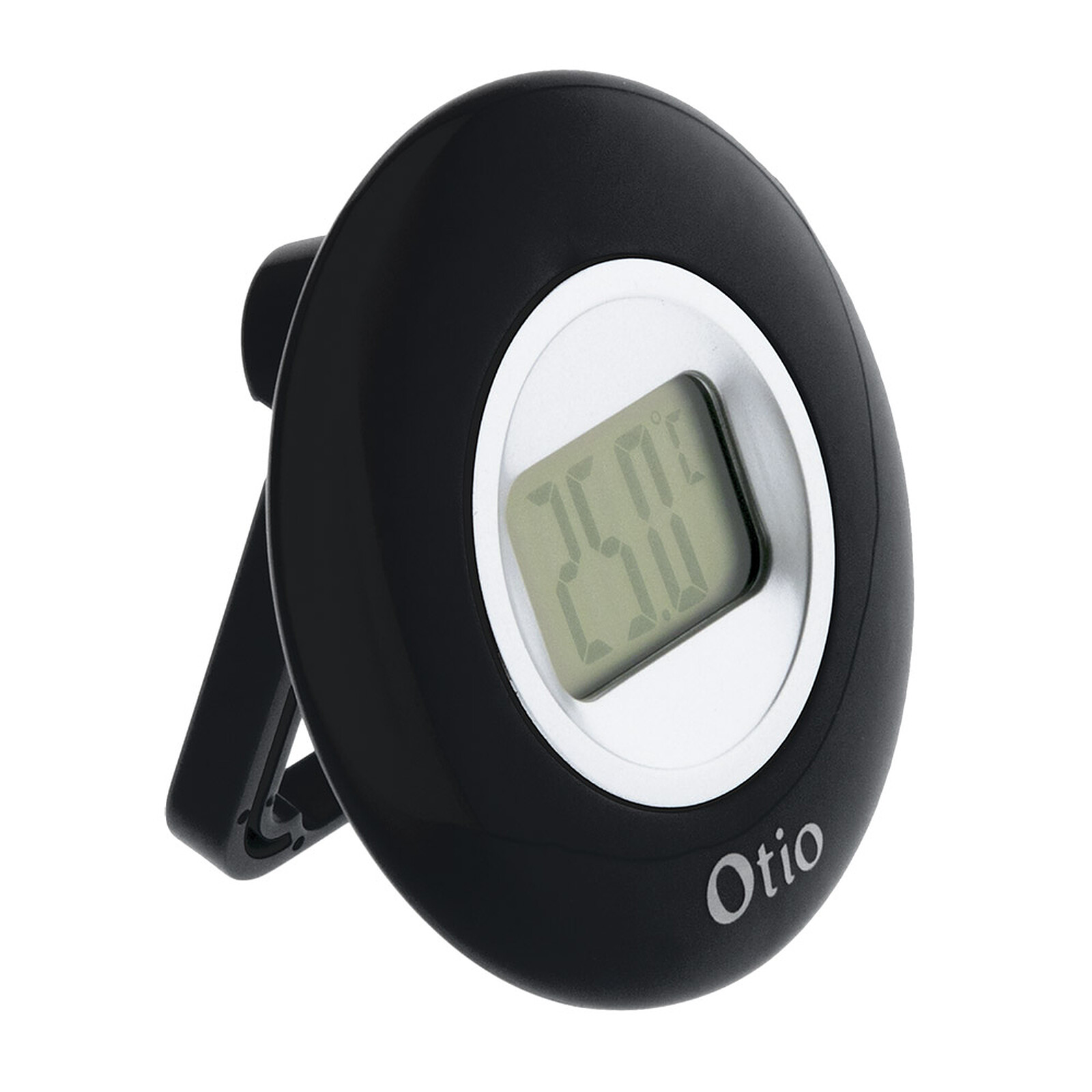 Thermomètre digital sans fil - intérieur/extérieur - coloris noir