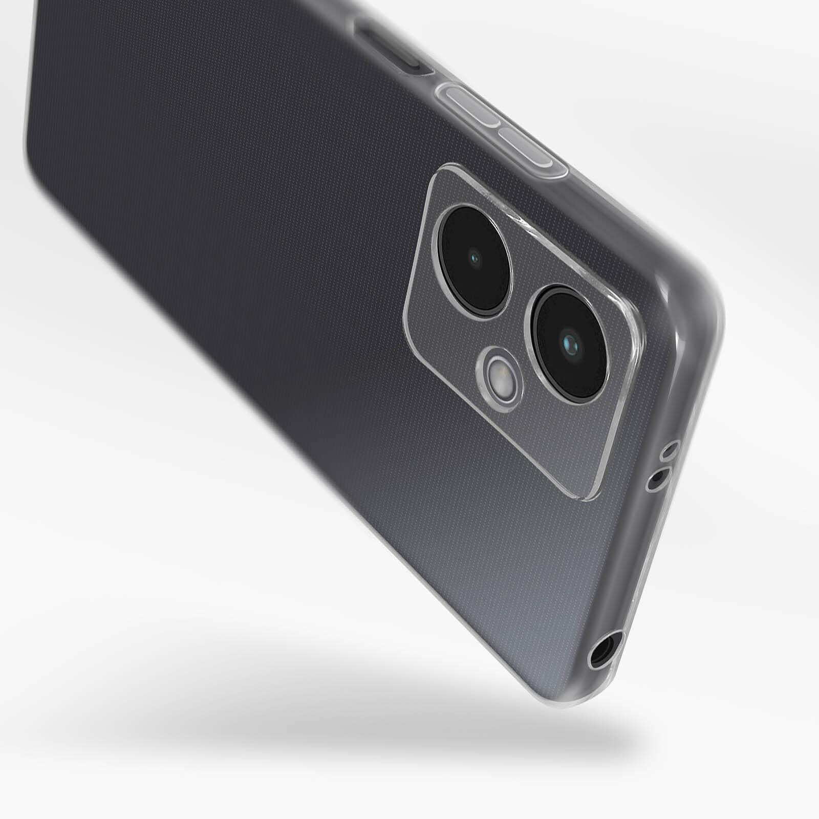 Avizar Coque pour iPhone 12 Pro Max Souple et Film Verre Trempé Dureté 9H  Transparent Noir - Coque téléphone - LDLC