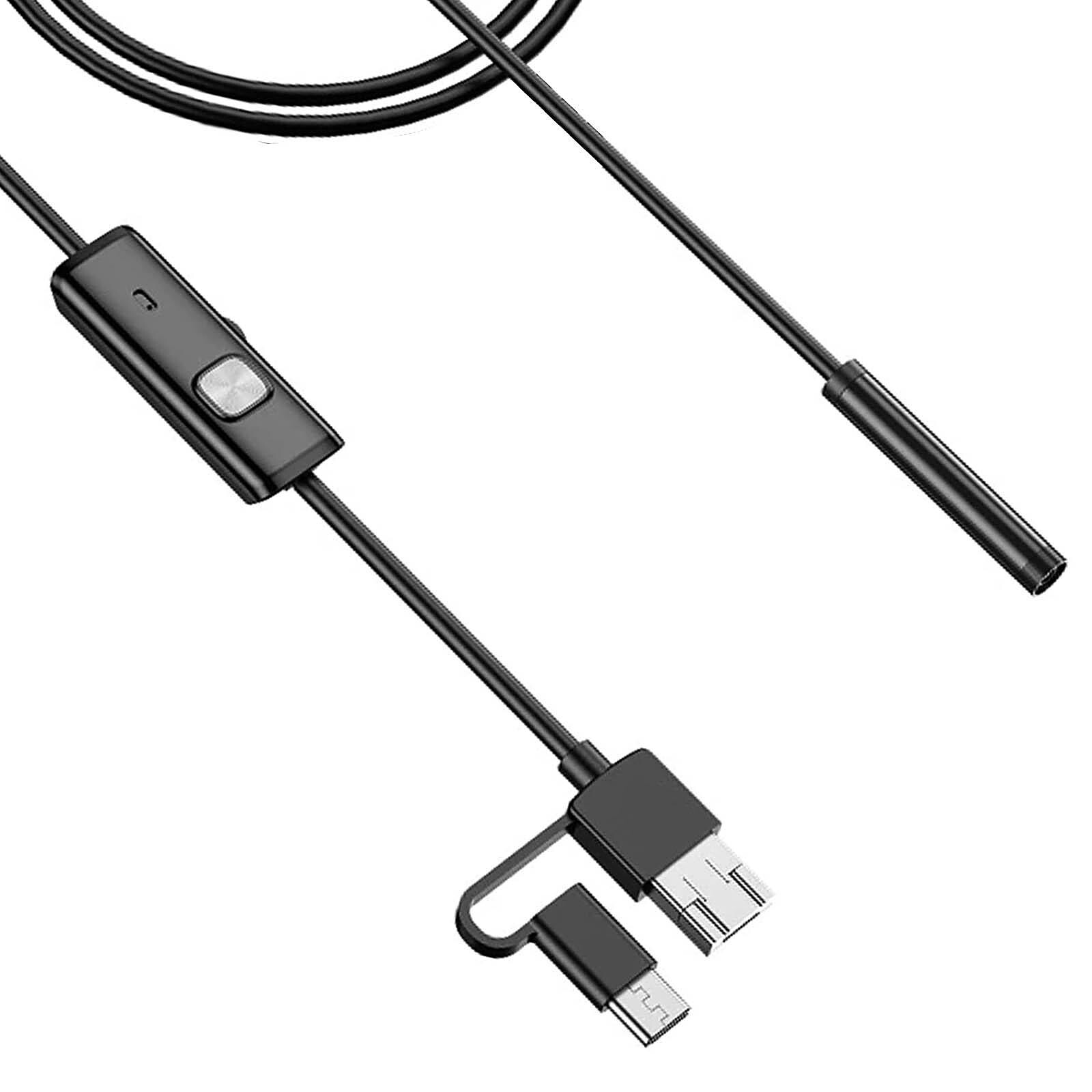 Avizar Endoscope pour Smartphone et Ordinateur, Caméra multi-ports USB-C,  micro USB, USB - 3,5m - Accessoires divers smartphone - LDLC