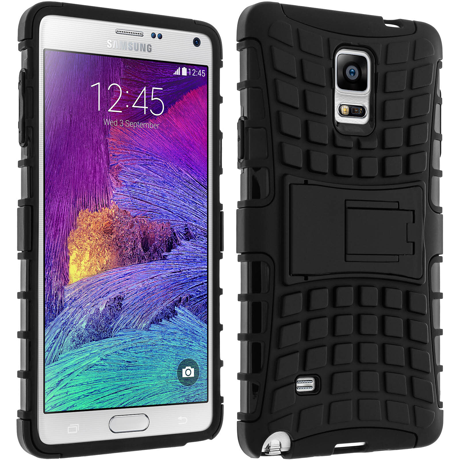 Avizar Coque Noir pour Samsung  Galaxy  Note 4 Coque 