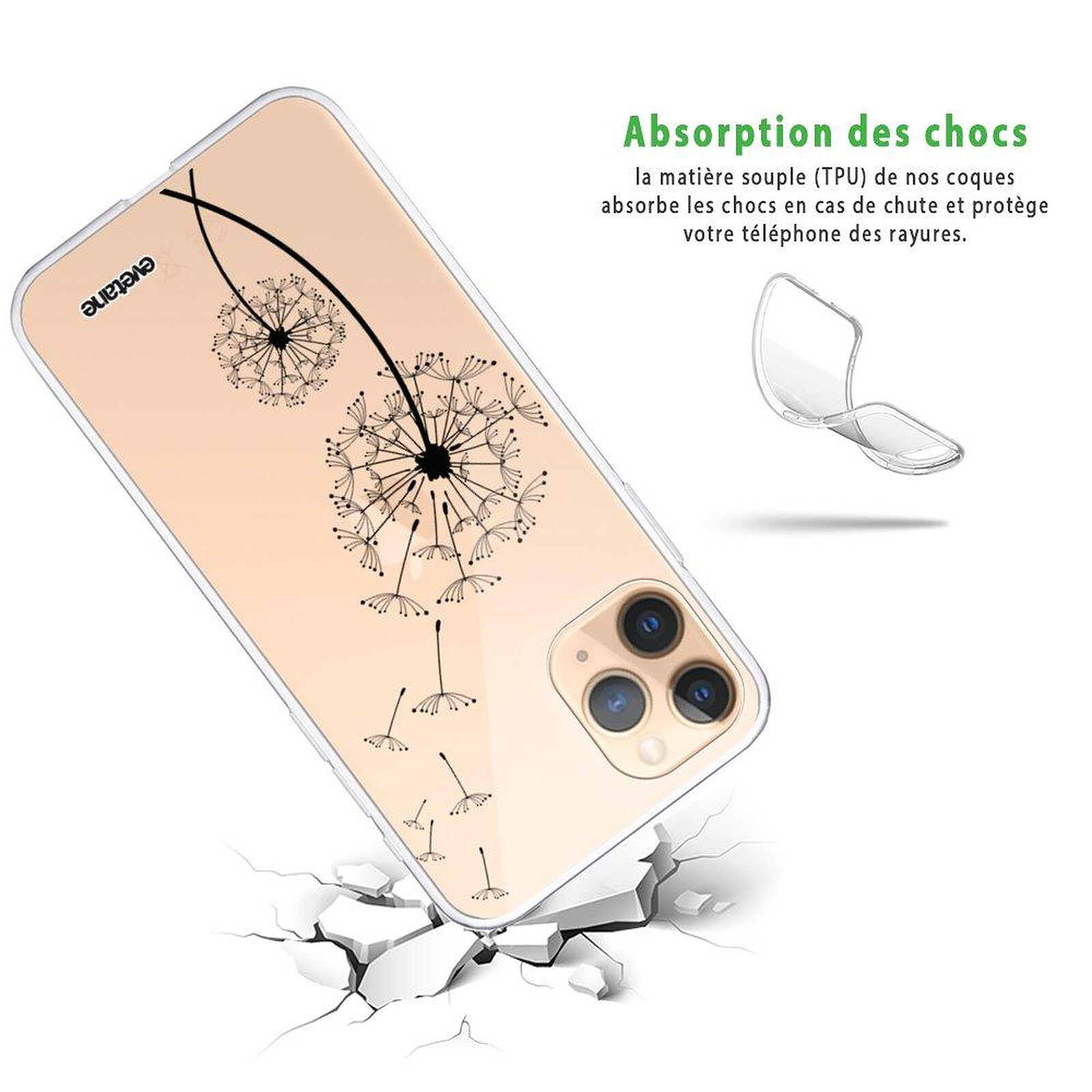 Écran de protection 3D antichoc pour la face arrière de iPhone 11 Pro -  LOVE MEI France