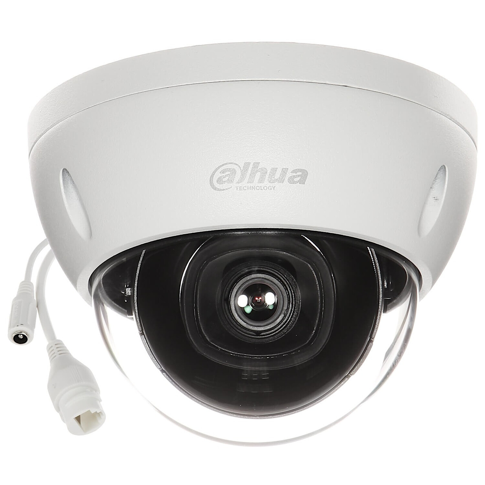 Dahua - Caméra dôme extérieur 4K objectif fixe IR 30 m - Caméra de