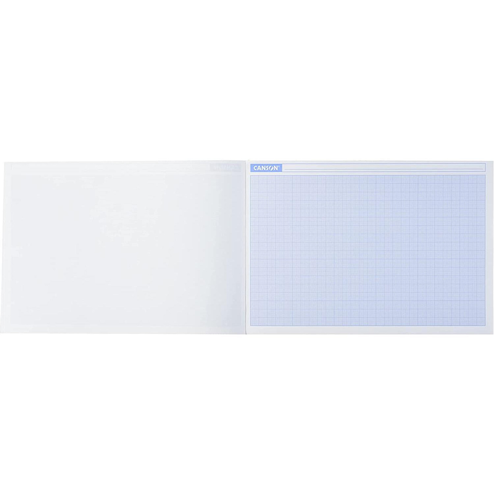 CANSON - Pochette papier à dessin millimétré - 12 feuilles - A4 - 90 g/m²