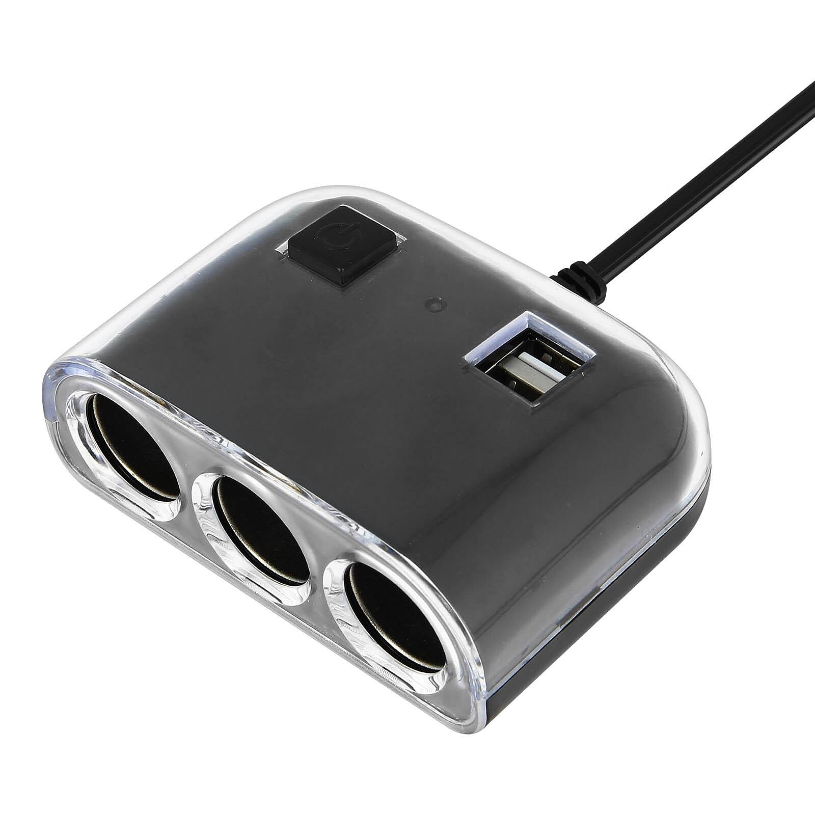 Mini chargeur double USB 3.1A sur prise allume-cigare - Chargeur allume- cigare - Garantie 3 ans LDLC