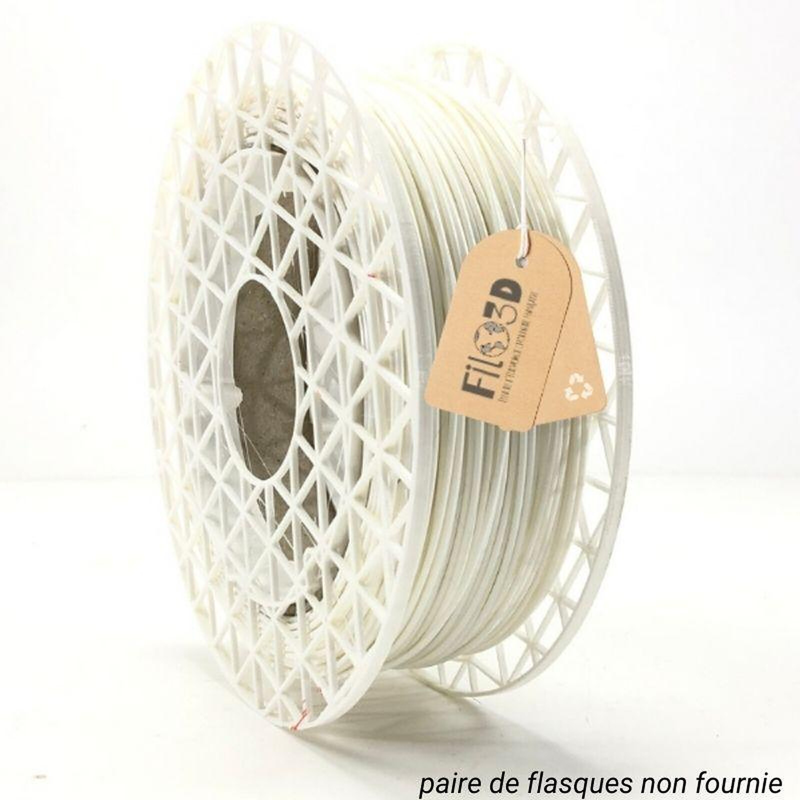 ECOFIL3D Bobine PLA 1.75mm 1 Kg - Blanc